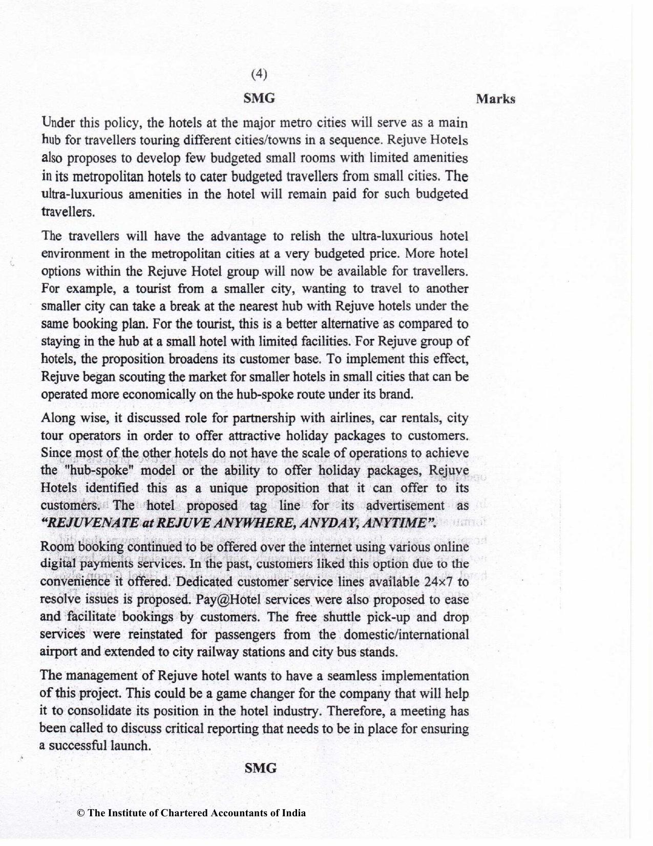 CA Final Nov 2022 Question Paper - Paper 5 – Strategic Cost Management and Performance Evaluation - Page 4