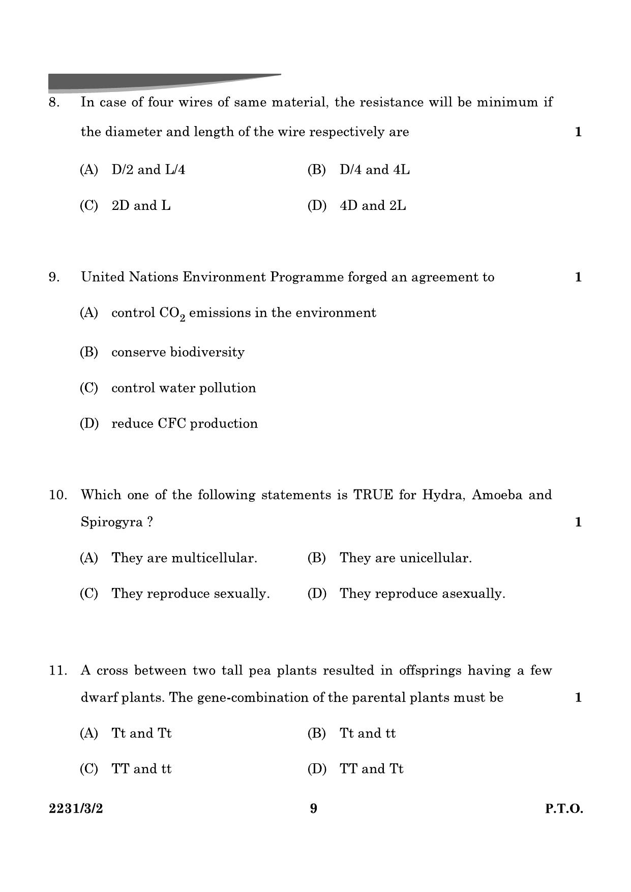 CBSE Class 10 31-3-2 Science 2024 Question Paper - Page 9