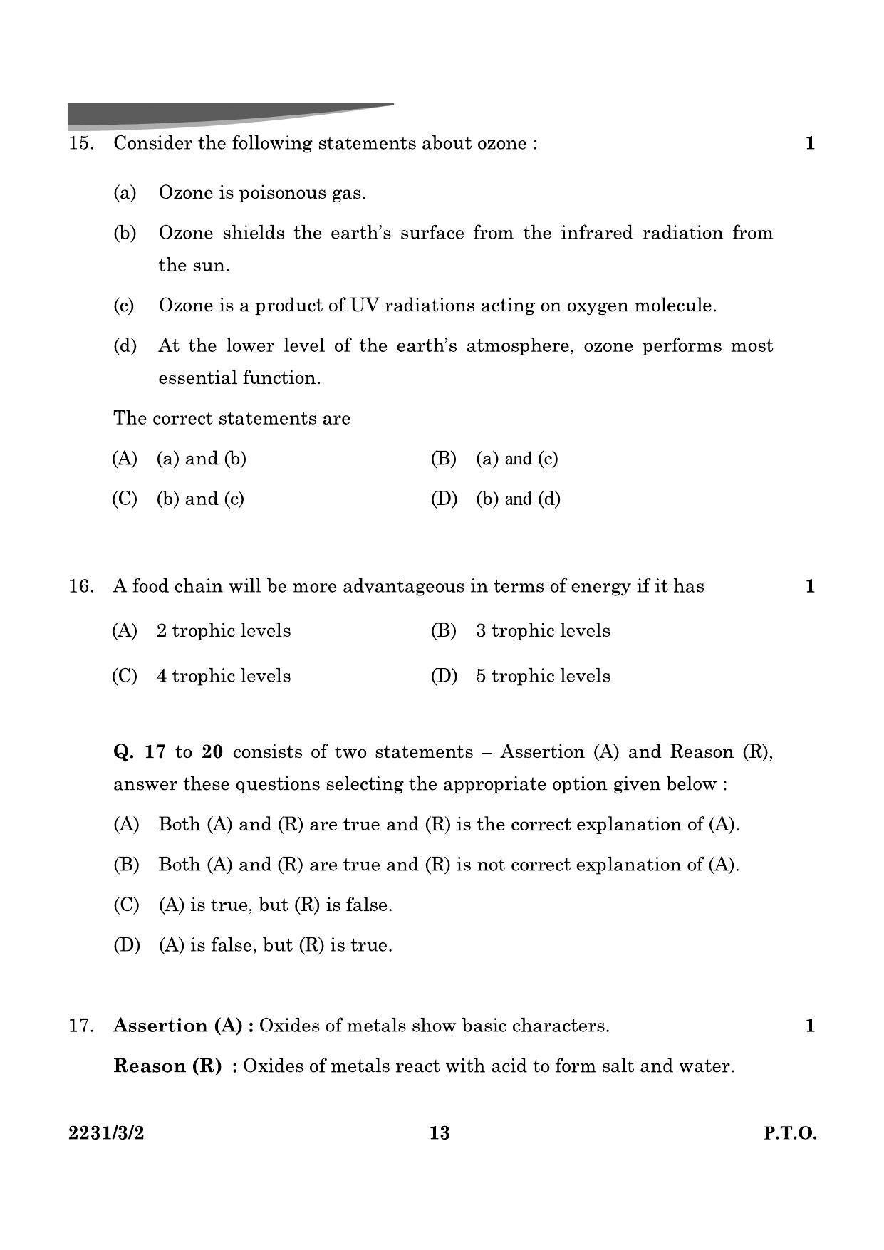 CBSE Class 10 31-3-2 Science 2024 Question Paper - Page 13