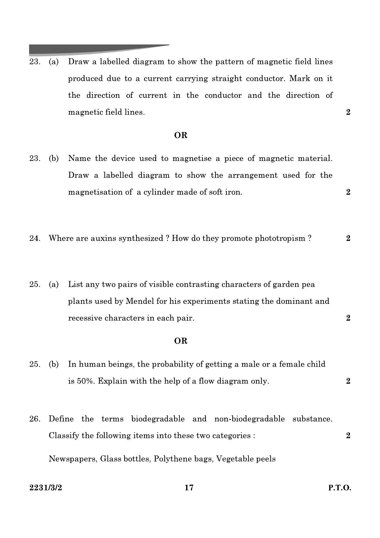 CBSE Class 10 31-3-2 Science 2024 Question Paper - Page 17