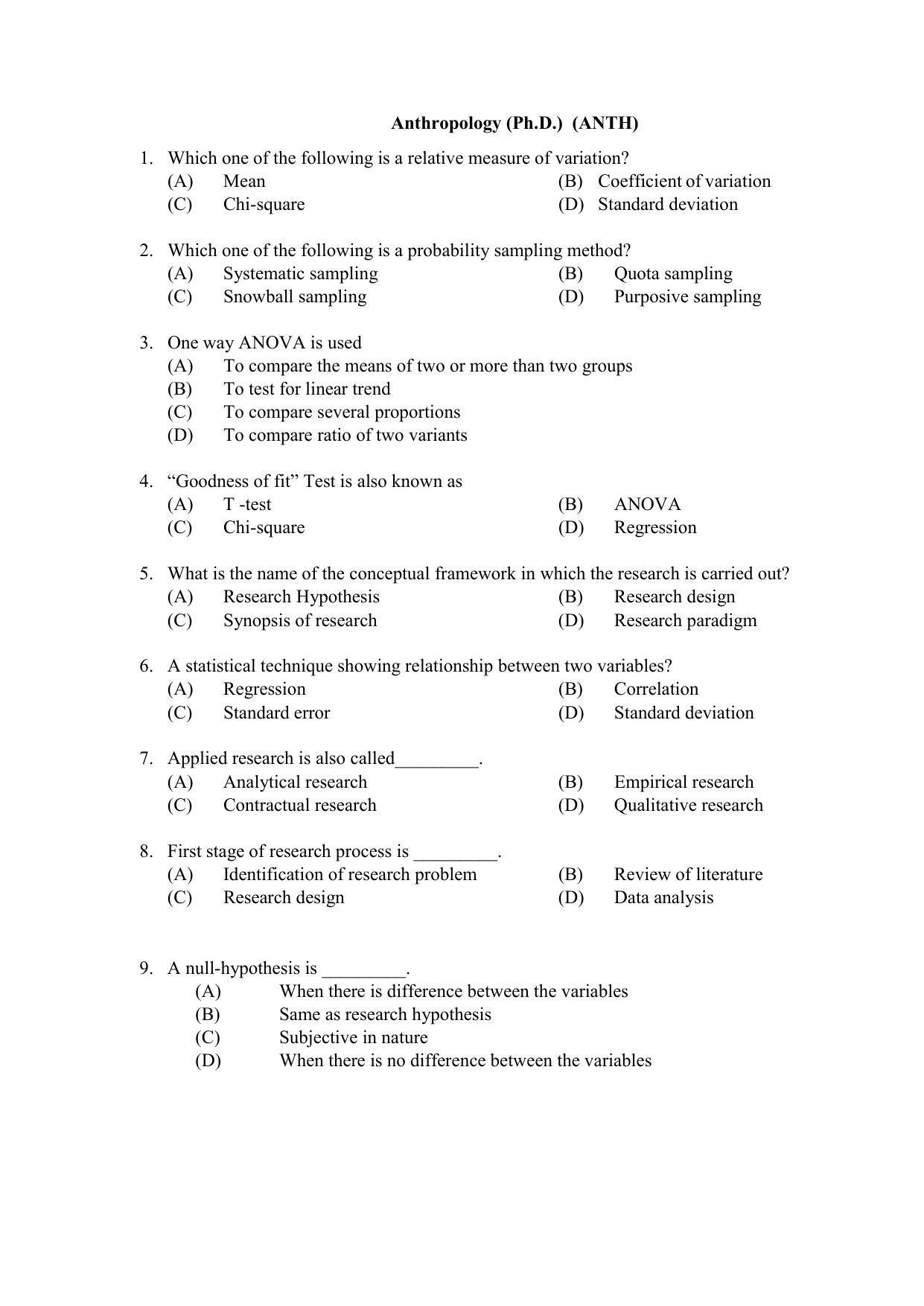 PU MPET Ancient Indian History & Archeology 2021 Question Papers - Page 8