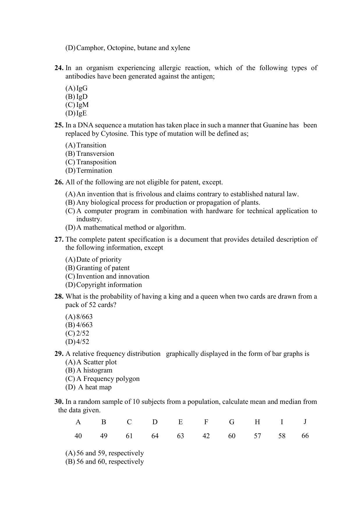 PU MPET Ancient Indian History & Archeology 2021 Question Papers - Page 27