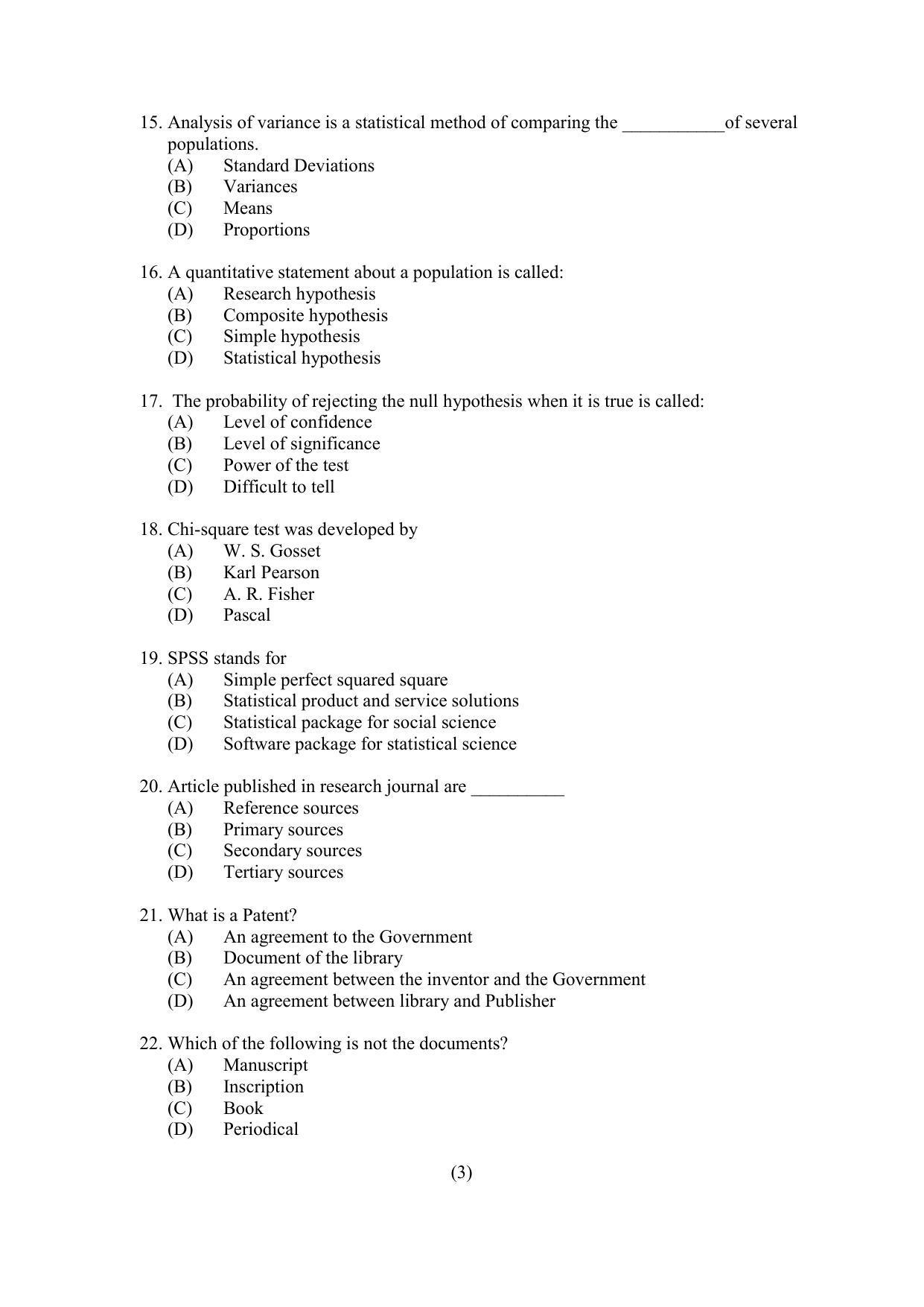 PU MPET Ancient Indian History & Archeology 2021 Question Papers - Page 42