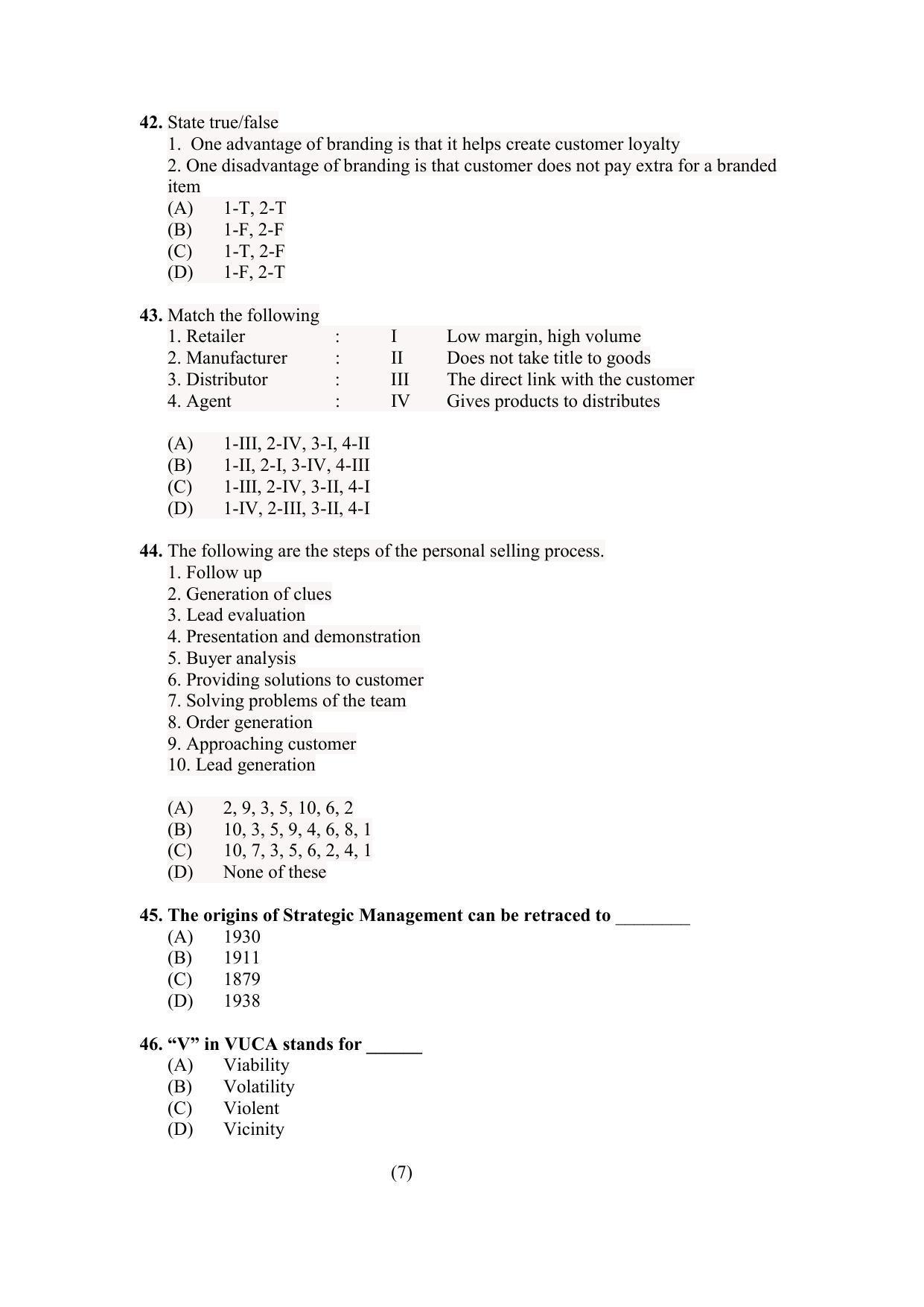 PU MPET Ancient Indian History & Archeology 2021 Question Papers - Page 66