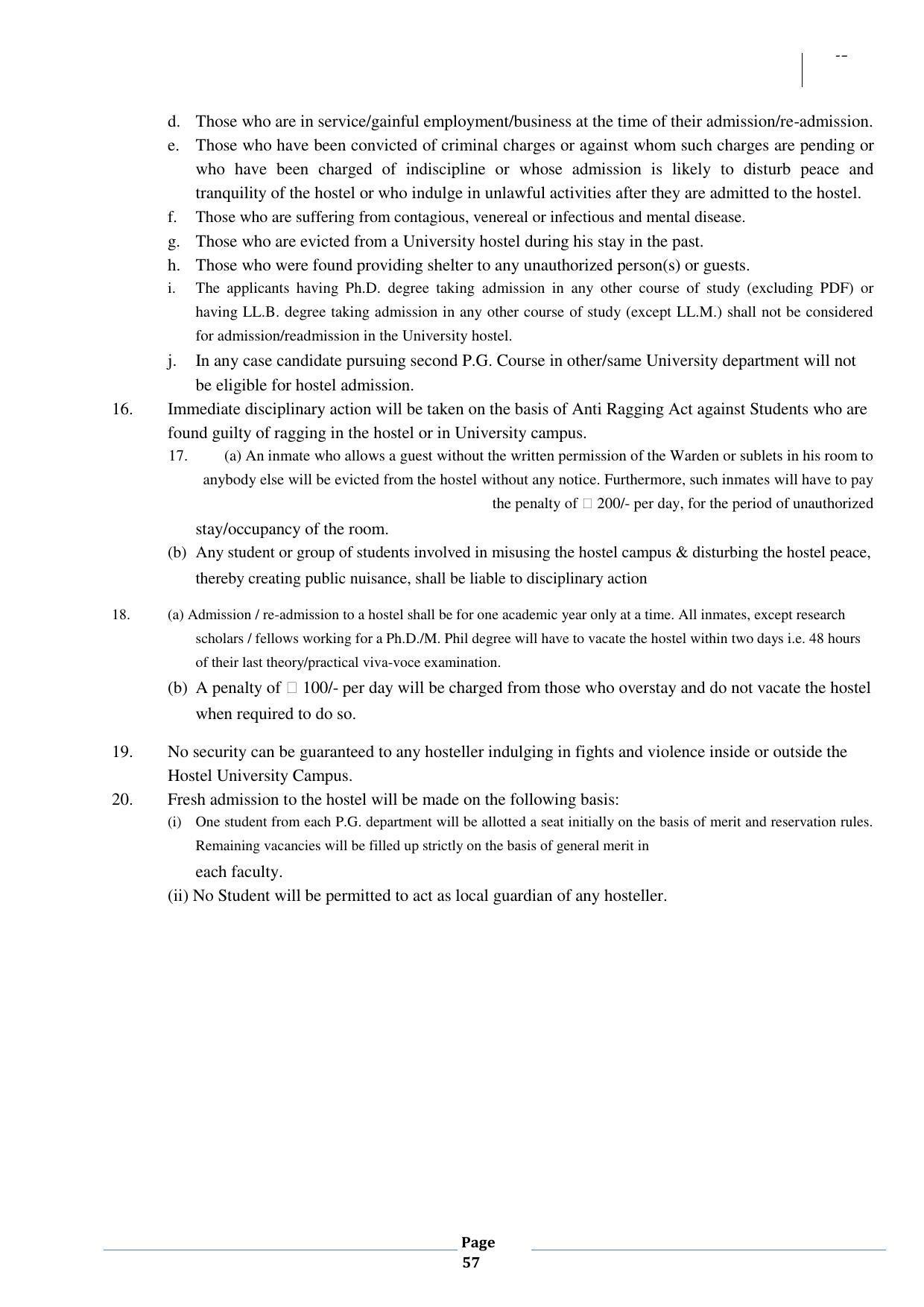 University of Kota, Kota Prospectus 2021-22 - Page 57