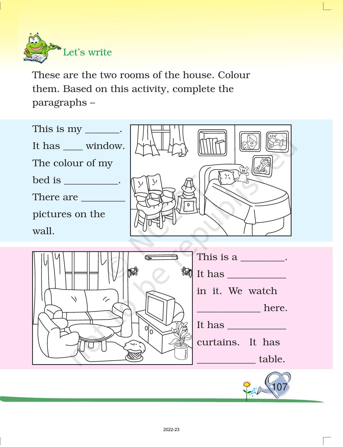 NCERT Book for Class 2 English (Marigold):Chapter 7-On My Blackboard I can Draw - Page 3