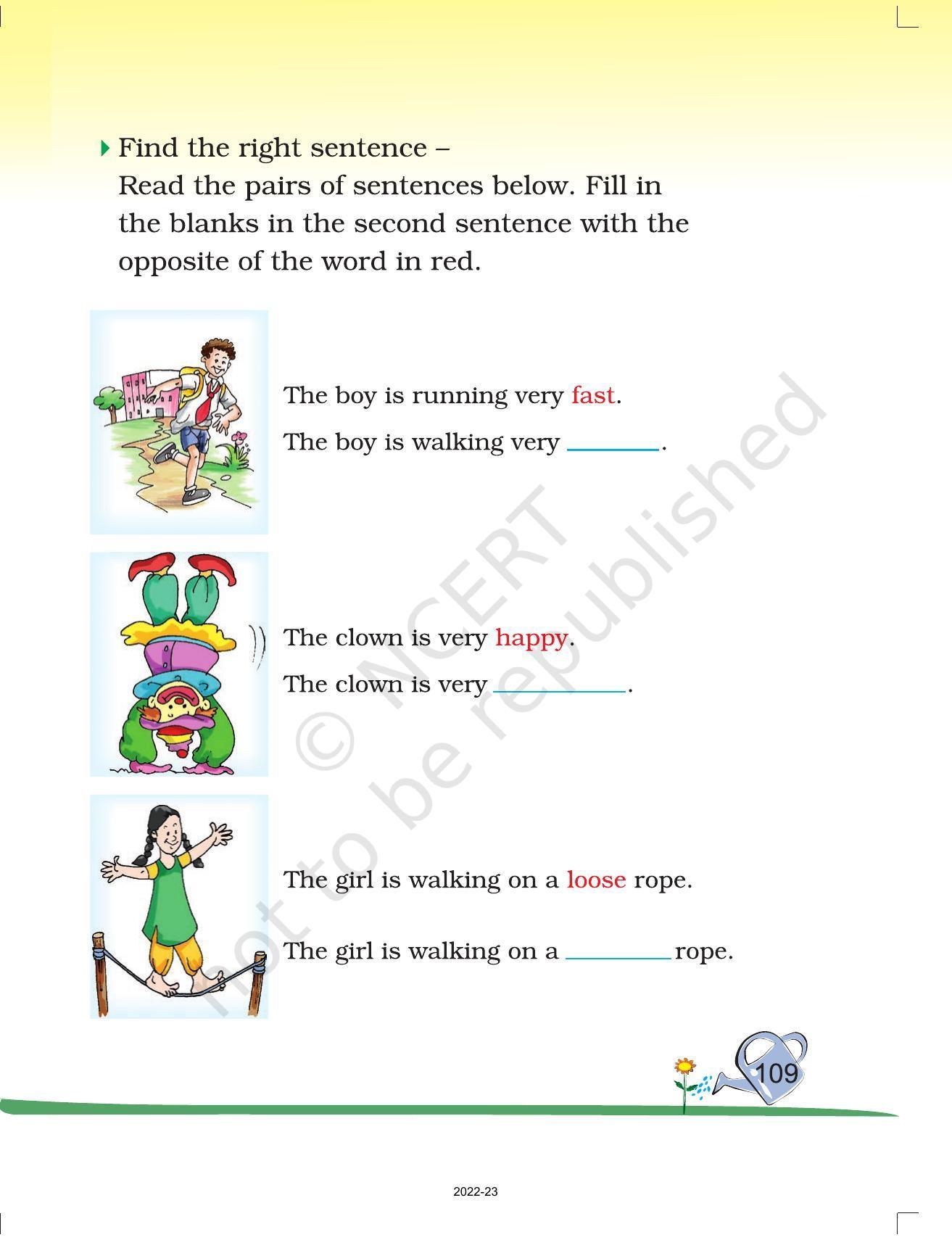 NCERT Book for Class 2 English (Marigold):Chapter 7-On My Blackboard I can Draw - Page 5