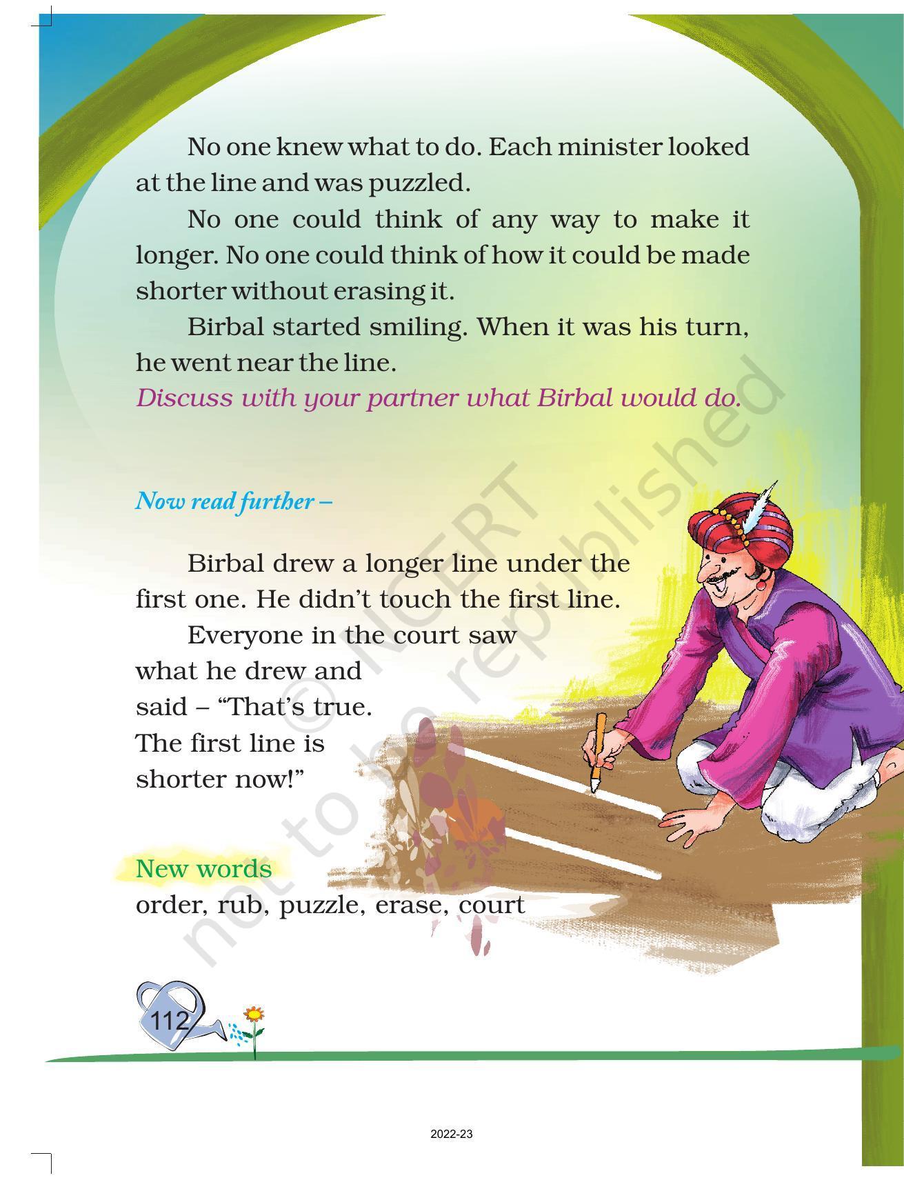 NCERT Book for Class 2 English (Marigold):Chapter 7-On My Blackboard I can Draw - Page 8