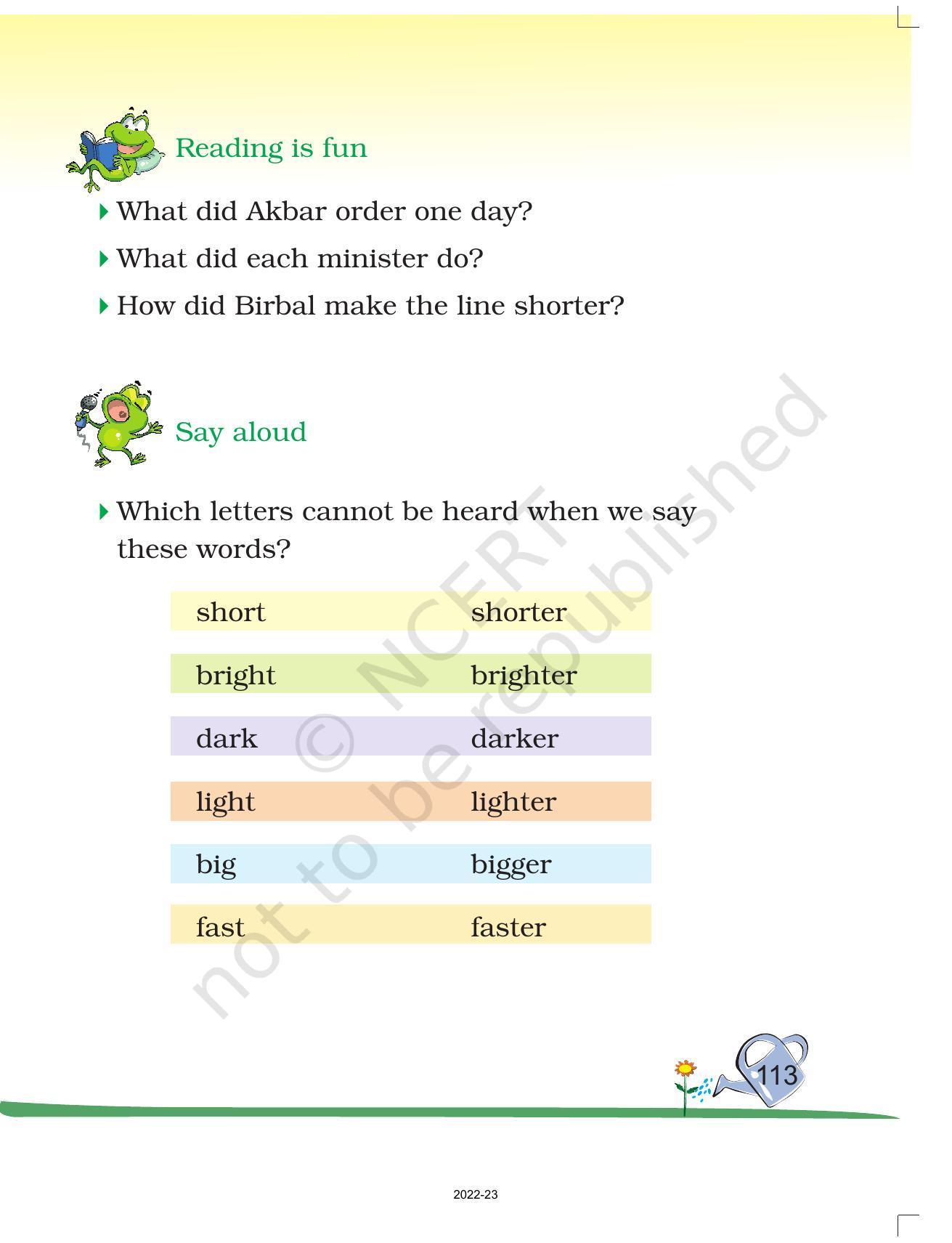 NCERT Book for Class 2 English (Marigold):Chapter 7-On My Blackboard I can Draw - Page 9