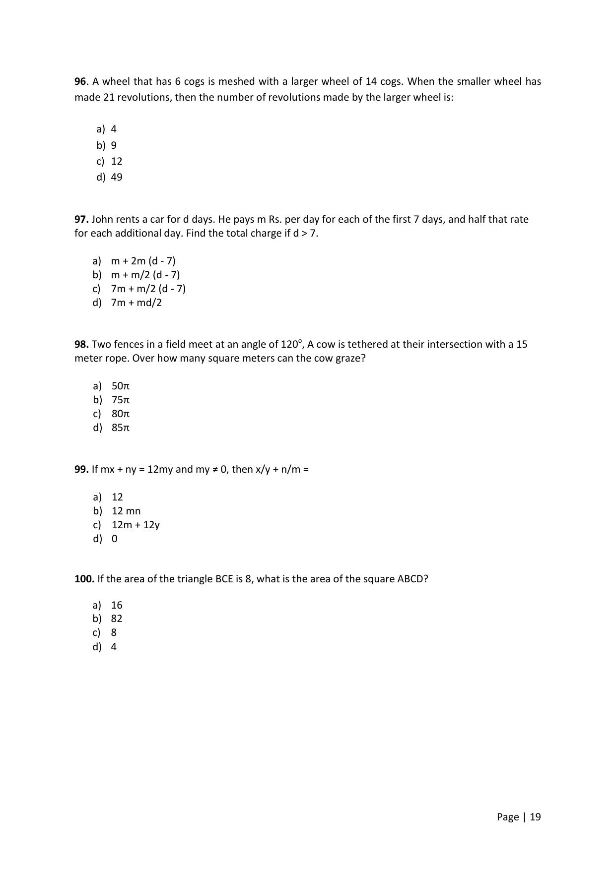 KMAT Question Papers - April 2016 - Page 19