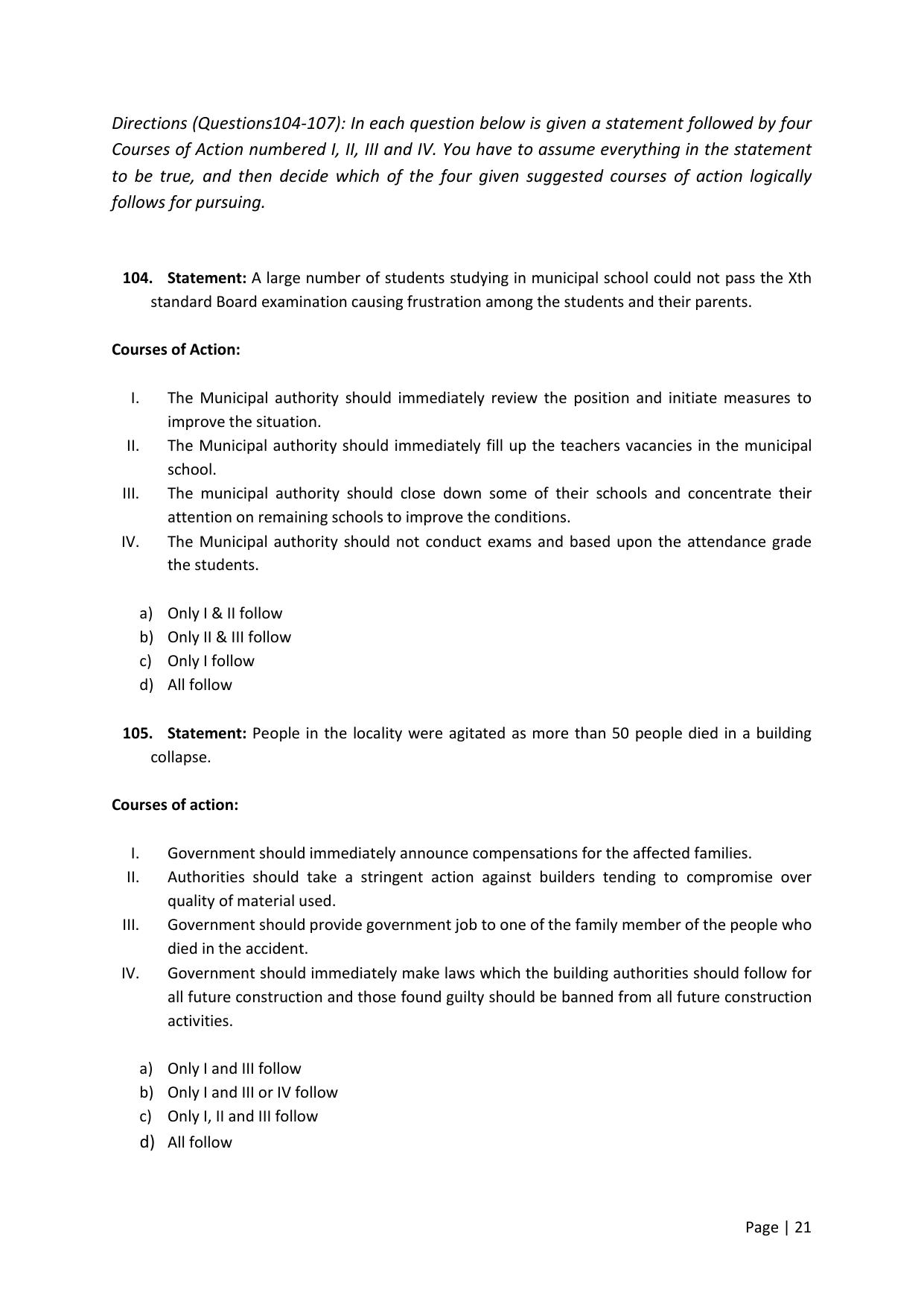 KMAT Question Papers - April 2016 - Page 21