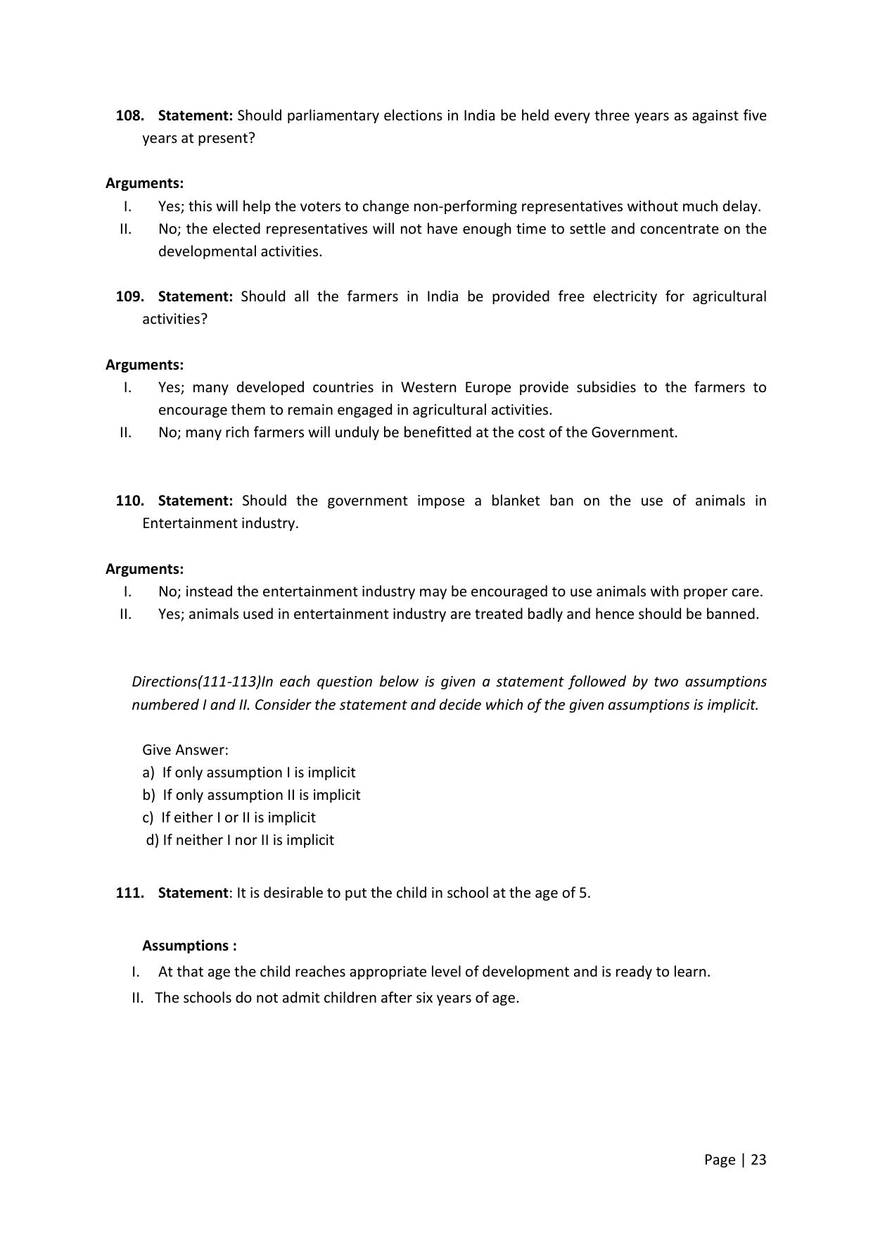 KMAT Question Papers - April 2016 - Page 23