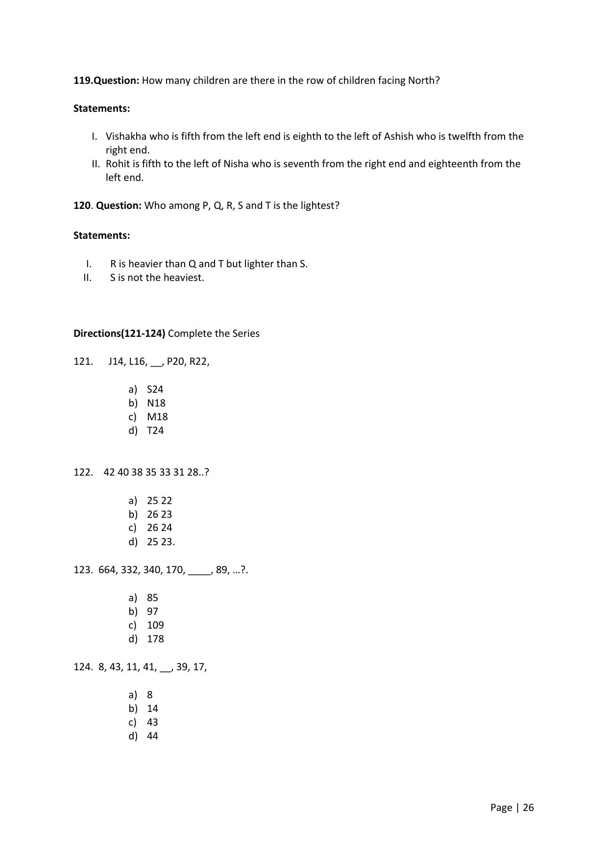 KMAT Question Papers - April 2016 - Page 26
