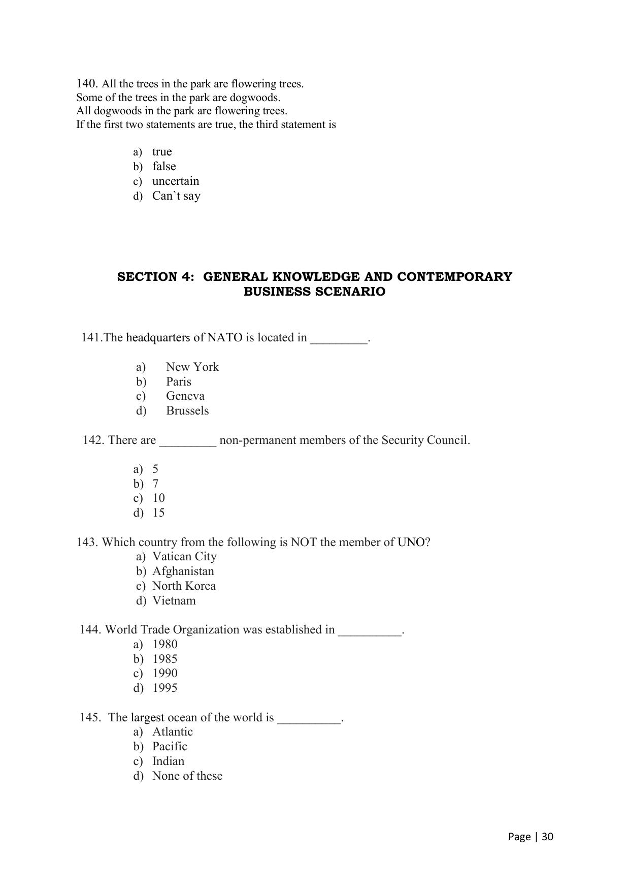 KMAT Question Papers - April 2016 - Page 30