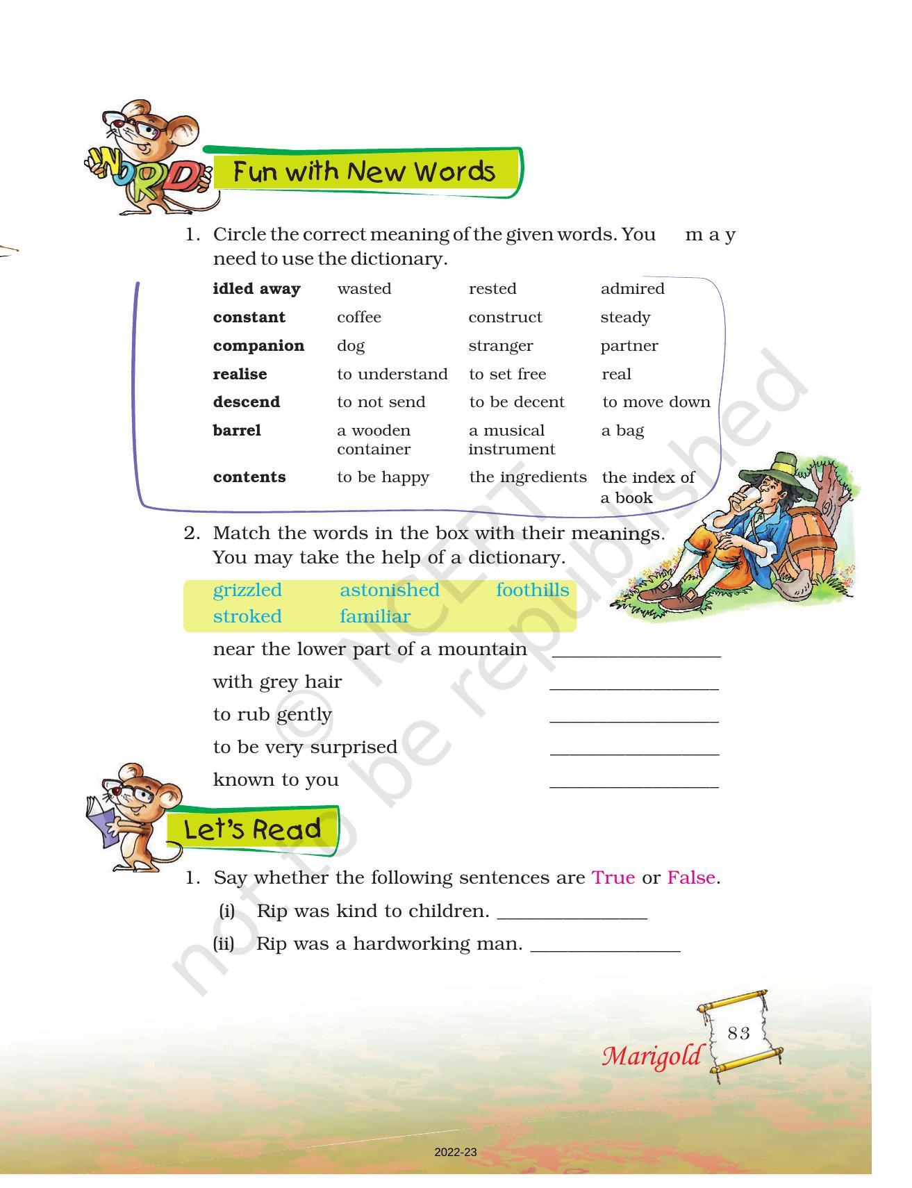 NCERT Book for Class 5 English Chapter 5 The Lazy Frog - Page 6