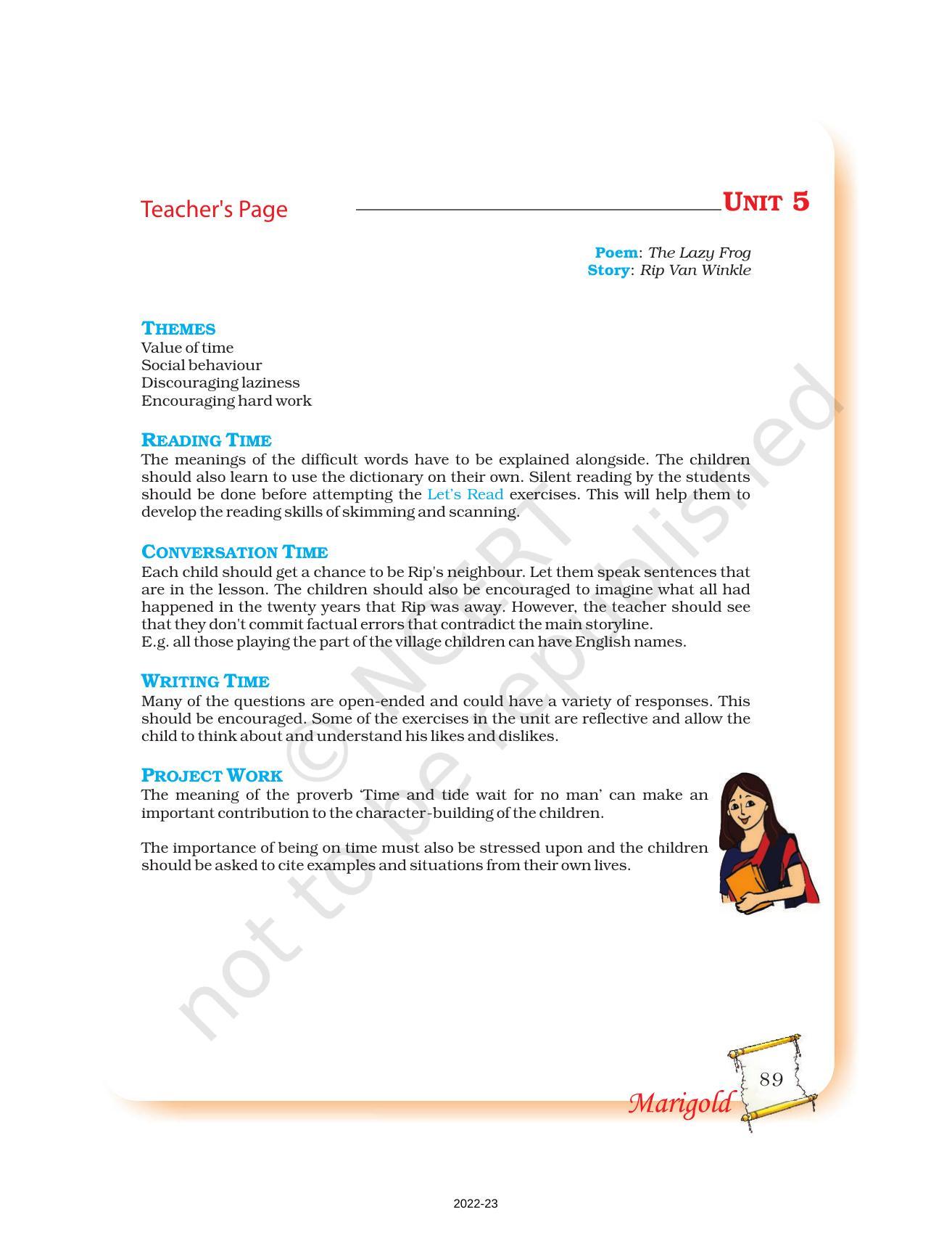 NCERT Book for Class 5 English Chapter 5 The Lazy Frog - Page 12