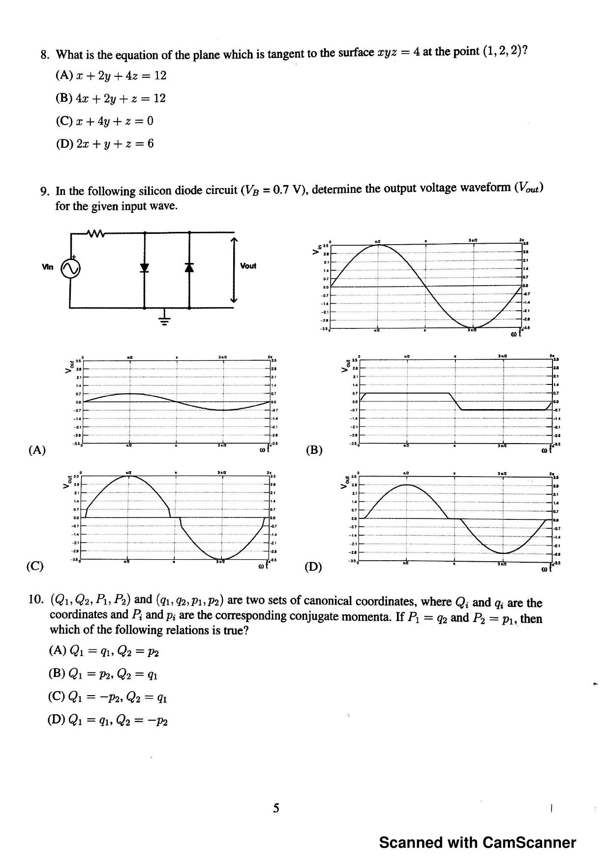 JEST 2017 Physics Question Paper with  Answer key - Page 3
