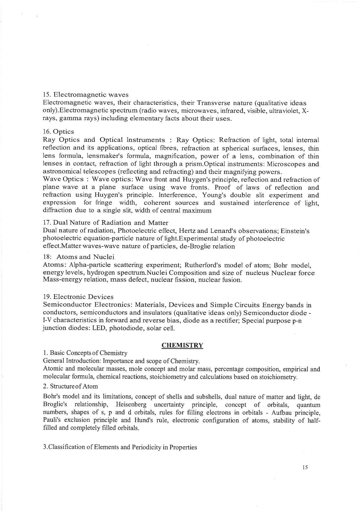 JMI Entrance Exam B25-B.P.T Syllabus - Page 4
