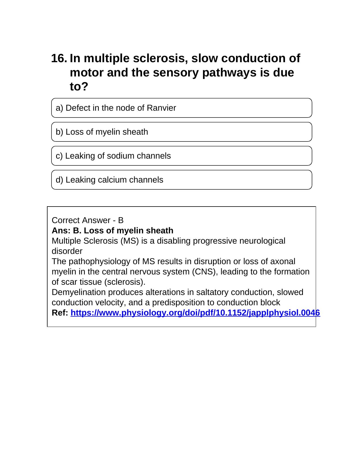 NEET PG 2020 Question Paper - Page 16