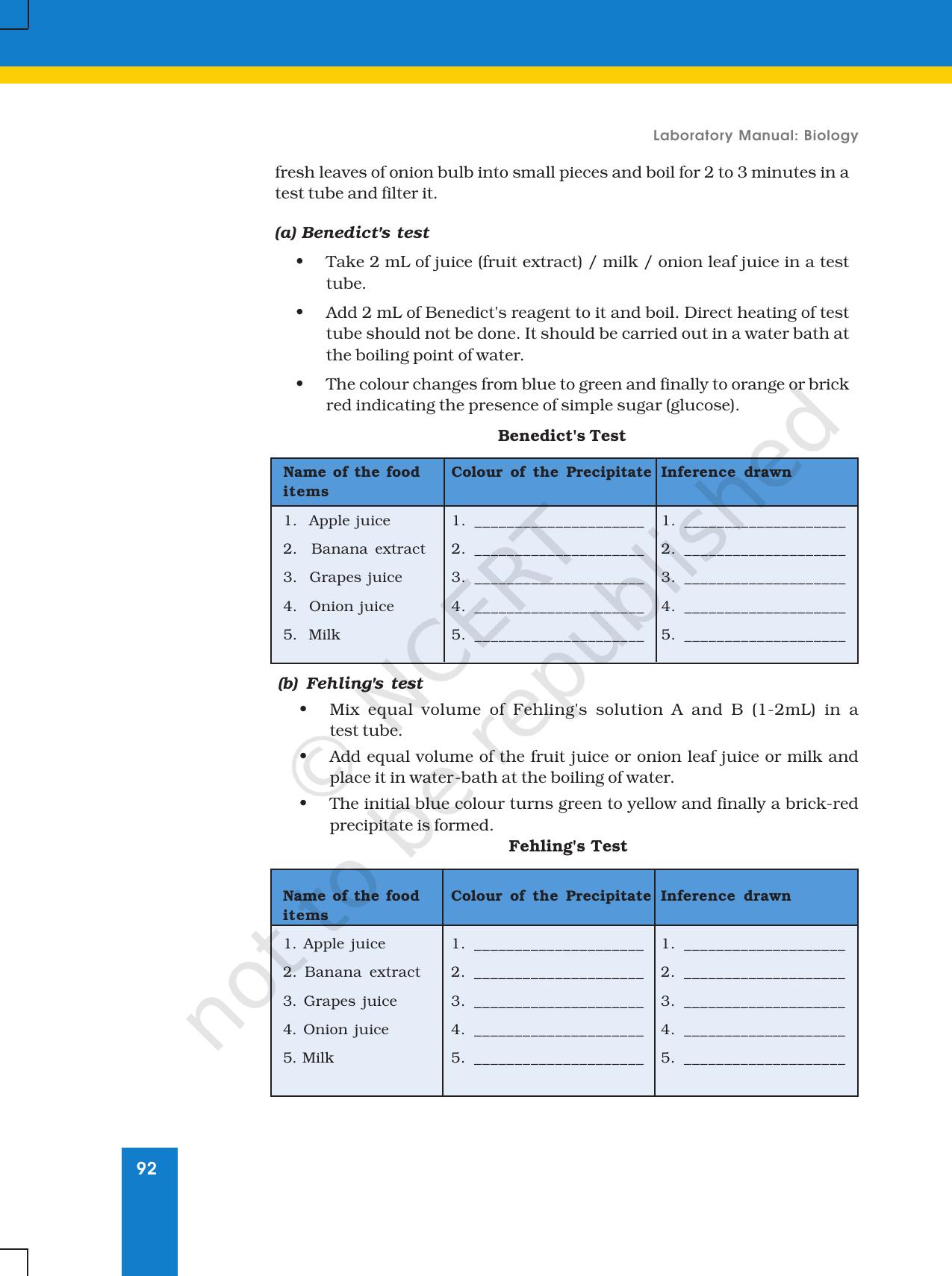 NCERT Laboratory Manuals for Class XI Biology - Exercise 15 - 20 - Page 12