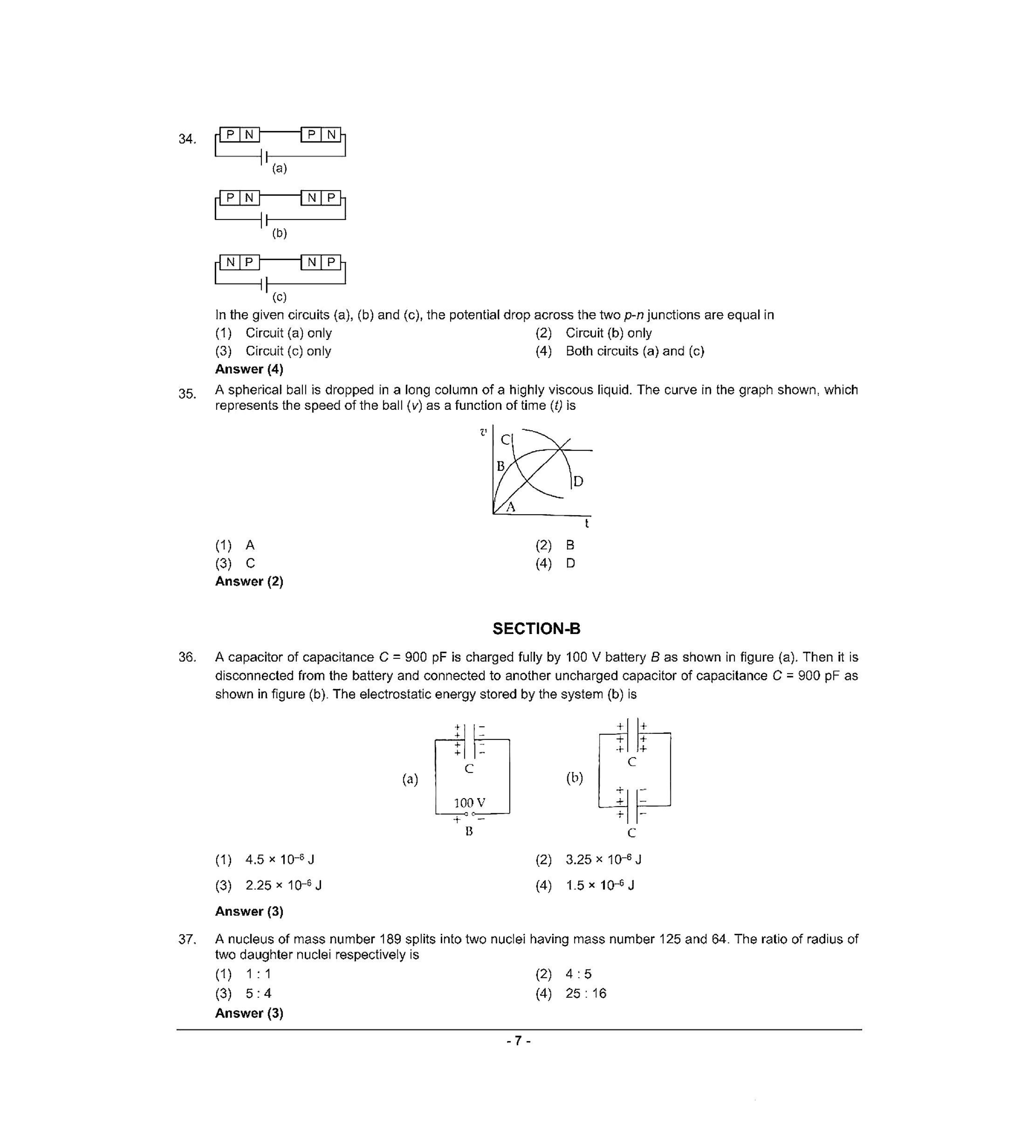 NEET Q1 2022 Question Paper - Page 6