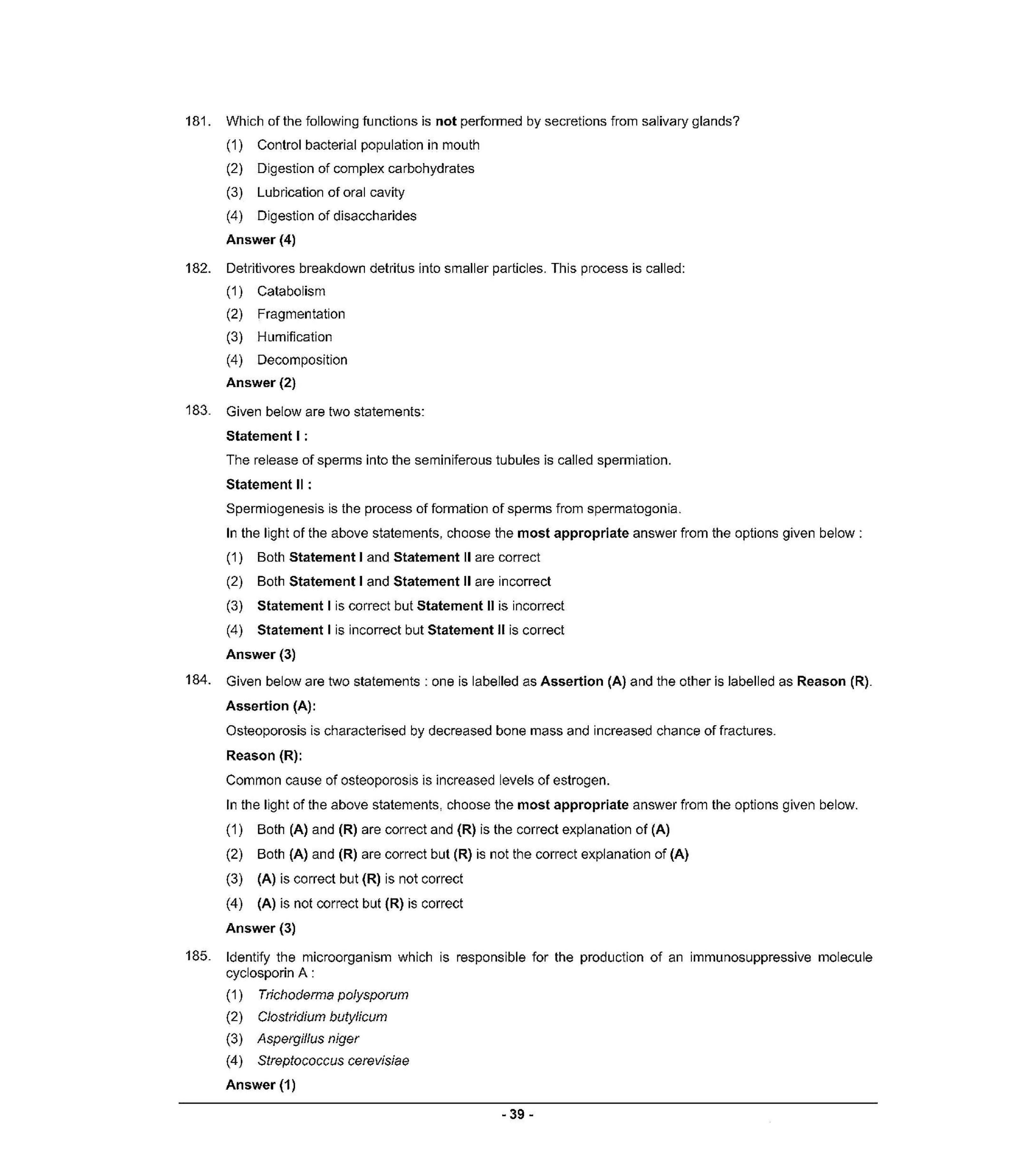 NEET Q1 2022 Question Paper - Page 38