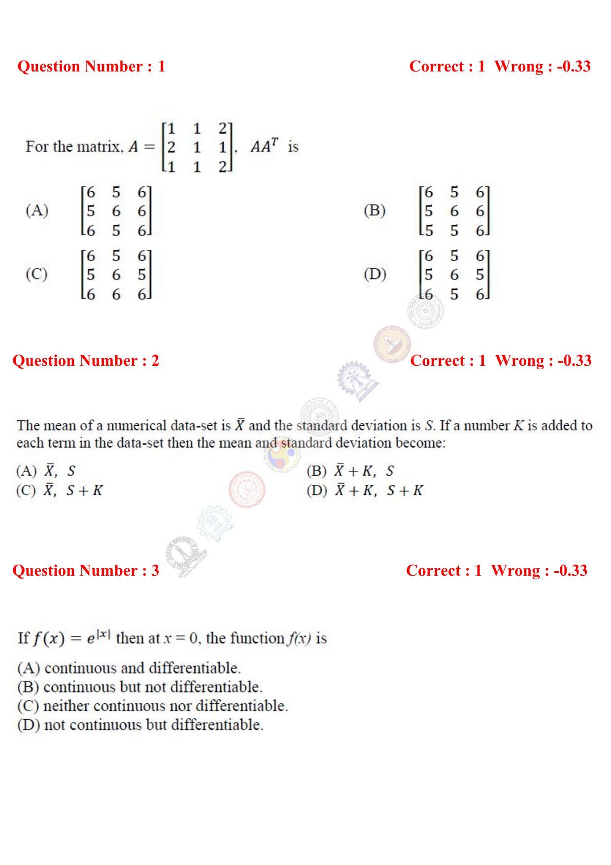 GATE 2017 Metallurgical Engineering (MT) Question Paper with Answer Key - Page 2