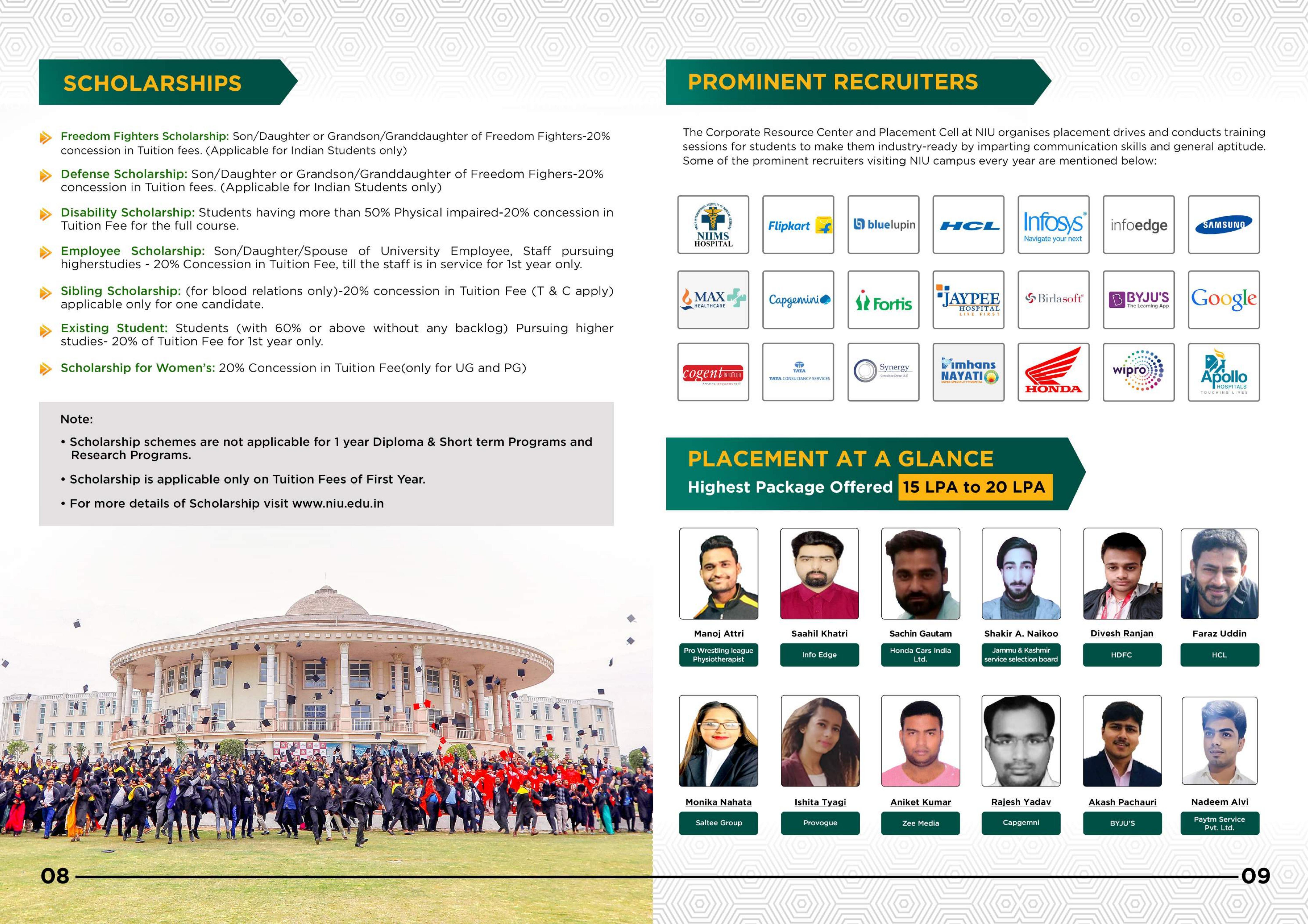 Noida International University (NIU), Greater Noida Information Brochure 2022-23 - Page 6