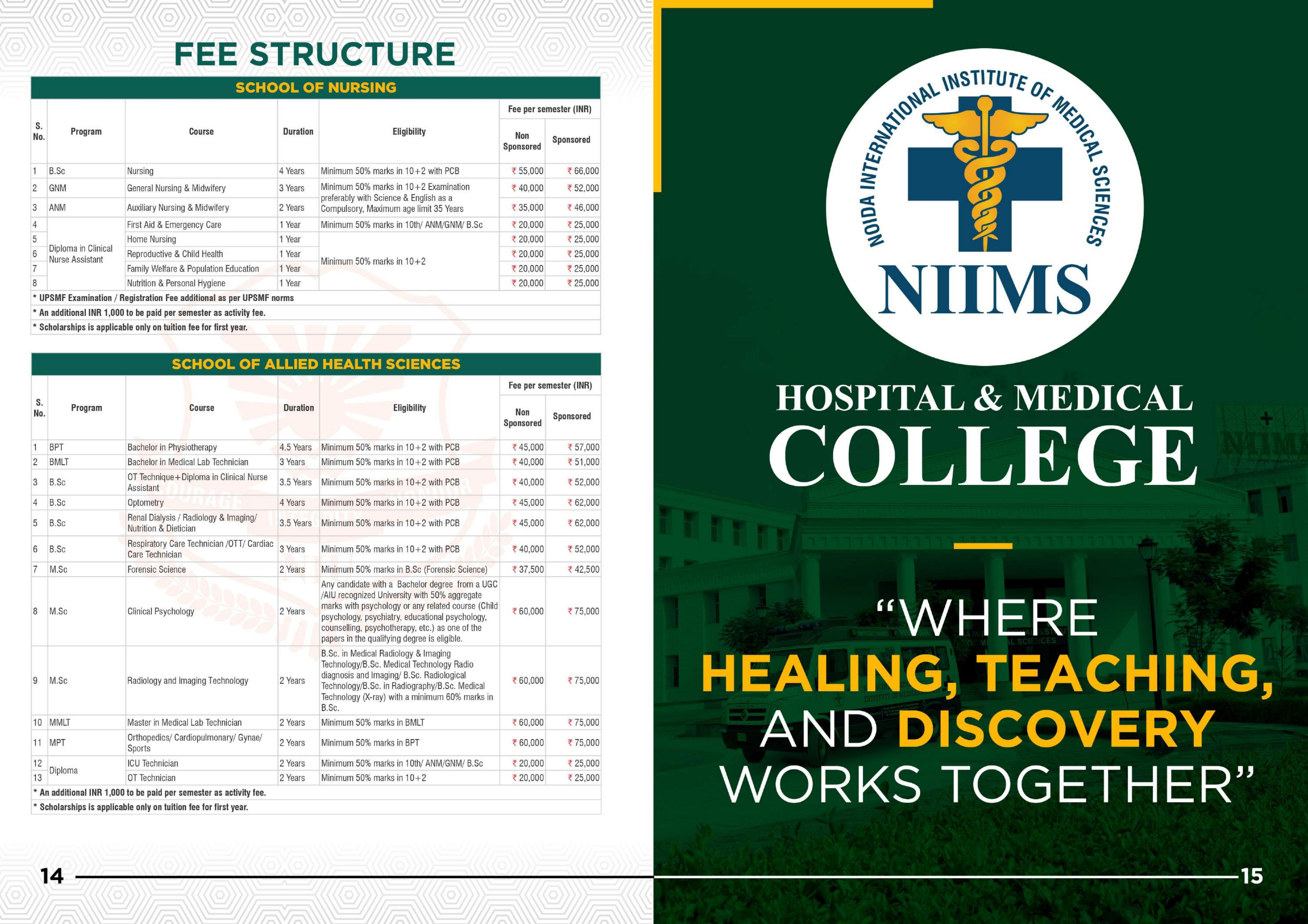 Noida International University (NIU), Greater Noida Information Brochure 2022-23 - Page 9