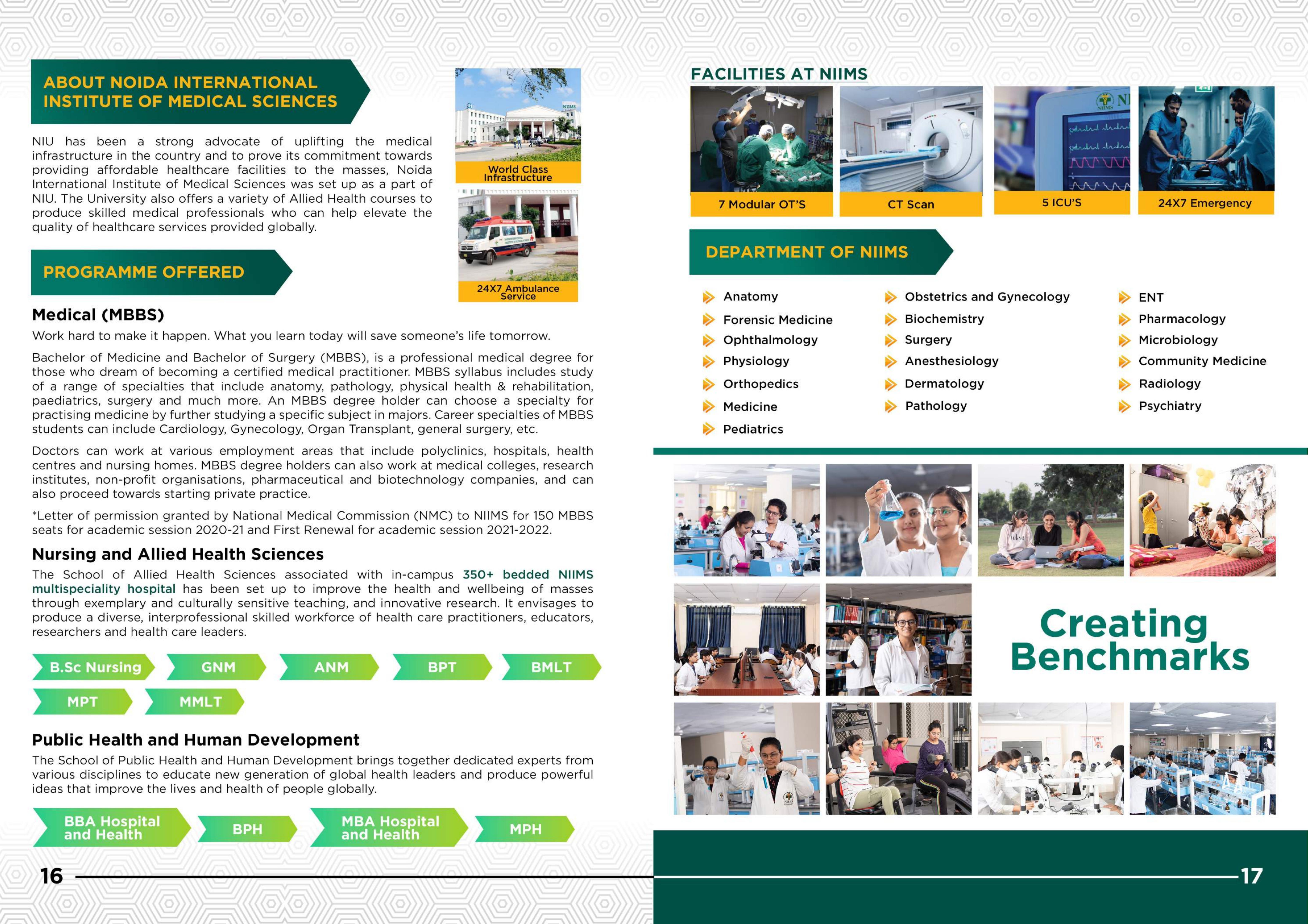 Noida International University (NIU), Greater Noida Information Brochure 2022-23 - Page 10