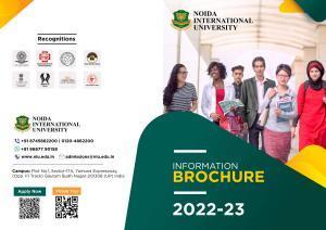 Noida International University (NIU), Greater Noida Information Brochure 2022-23