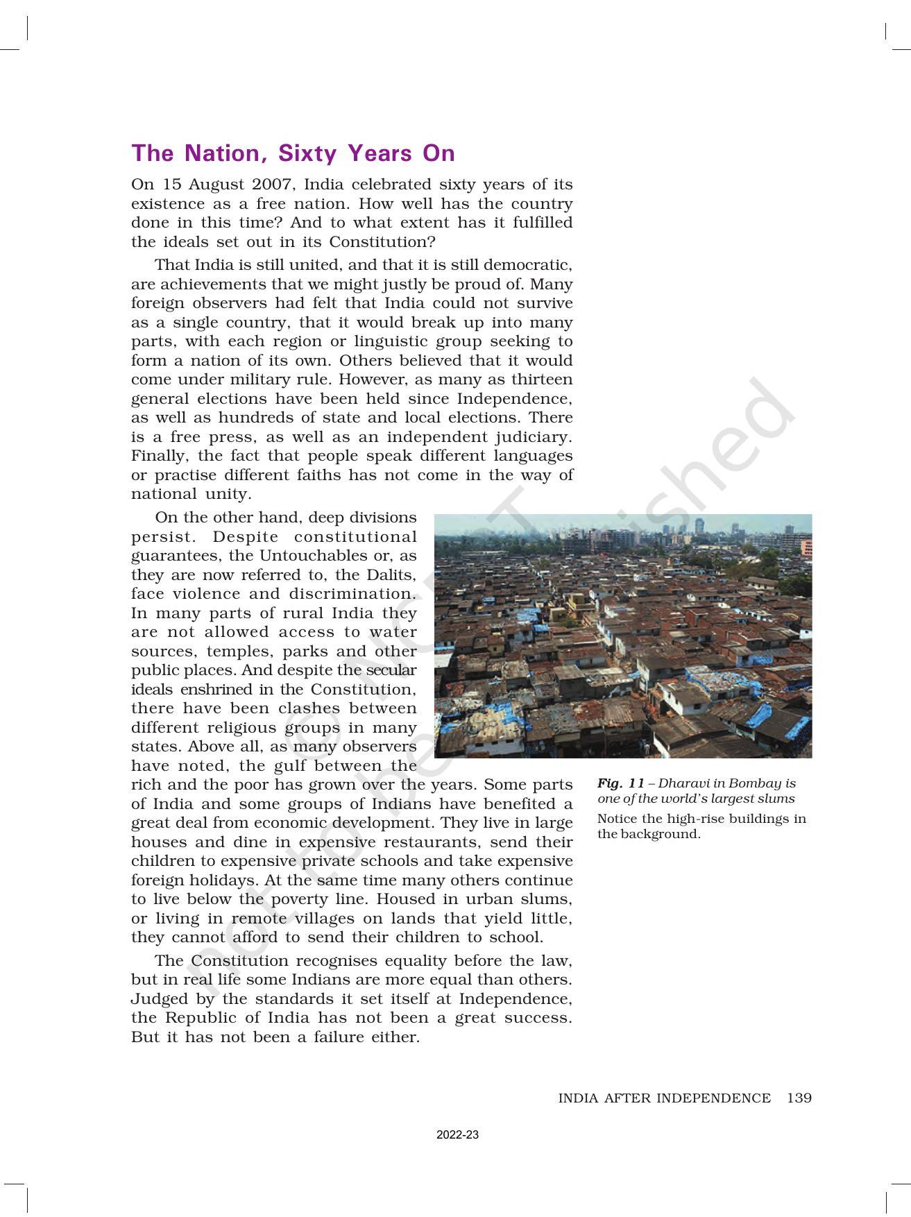 NCERT Book for Class 8 History Chapter 12 India After Independence - Page 12
