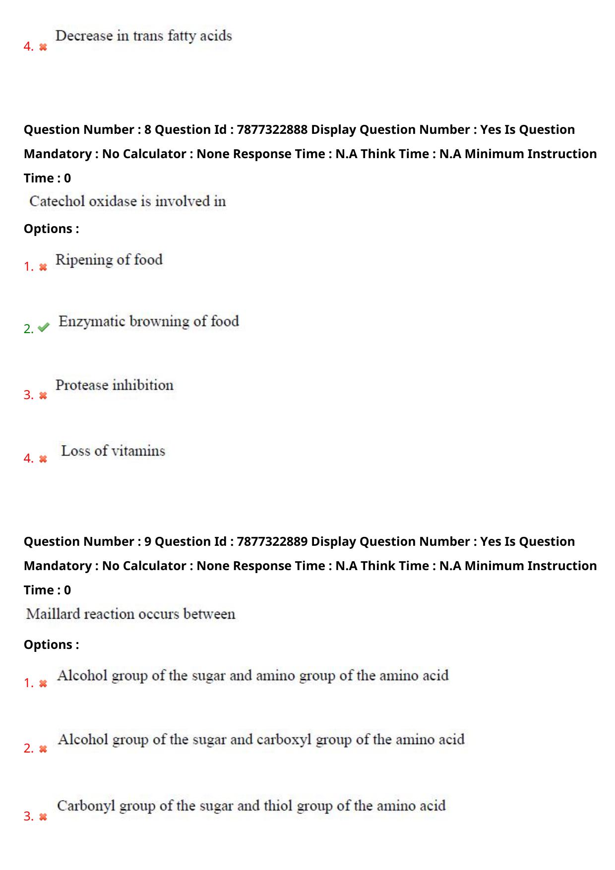 AP PGECET 2023 FT - FOOD TECHNOLOGY Question Paper with Preliminary Key - Page 6