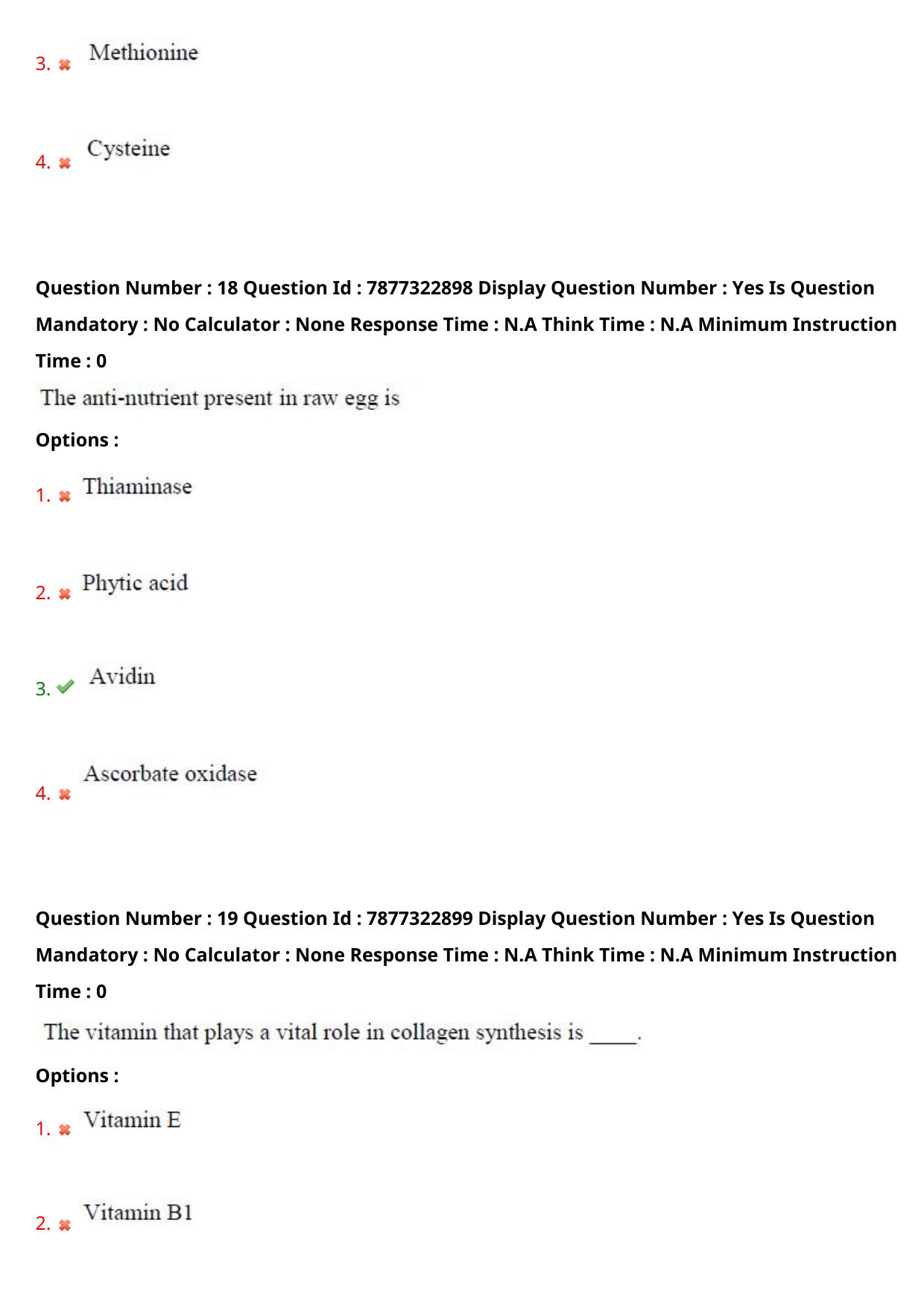 AP PGECET 2023 FT - FOOD TECHNOLOGY Question Paper with Preliminary Key - Page 11