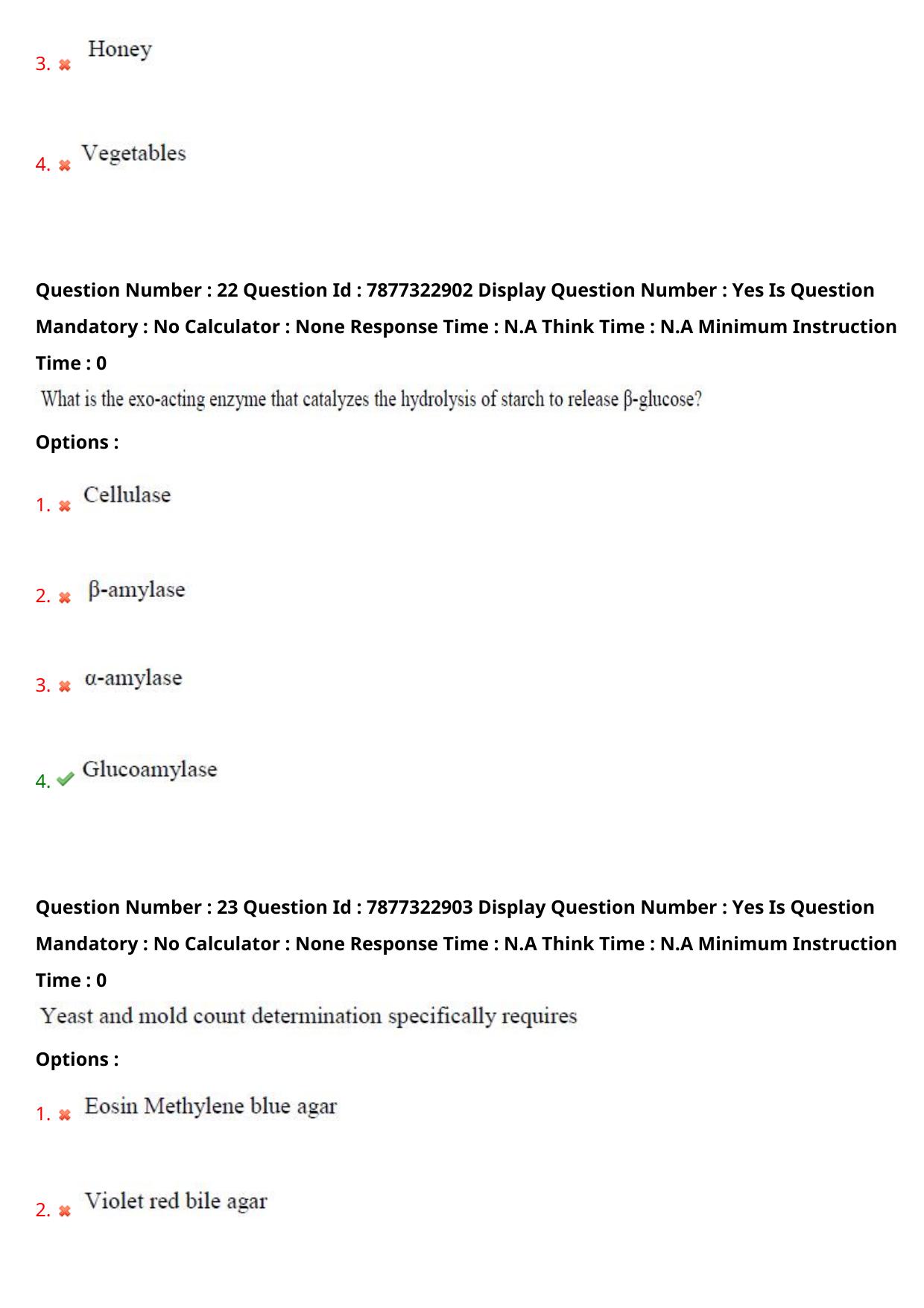AP PGECET 2023 FT - FOOD TECHNOLOGY Question Paper with Preliminary Key - Page 13