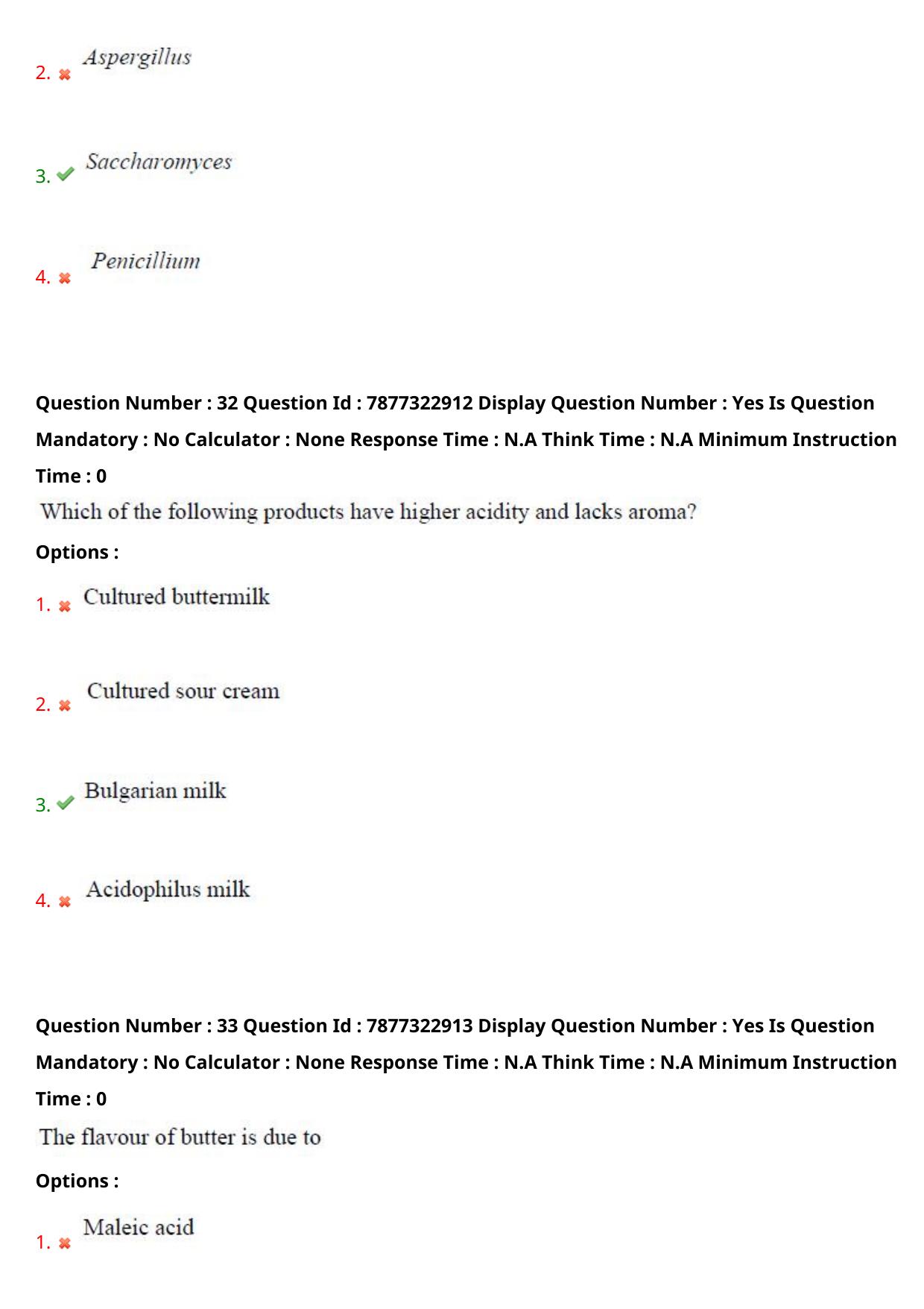 AP PGECET 2023 FT - FOOD TECHNOLOGY Question Paper with Preliminary Key - Page 18
