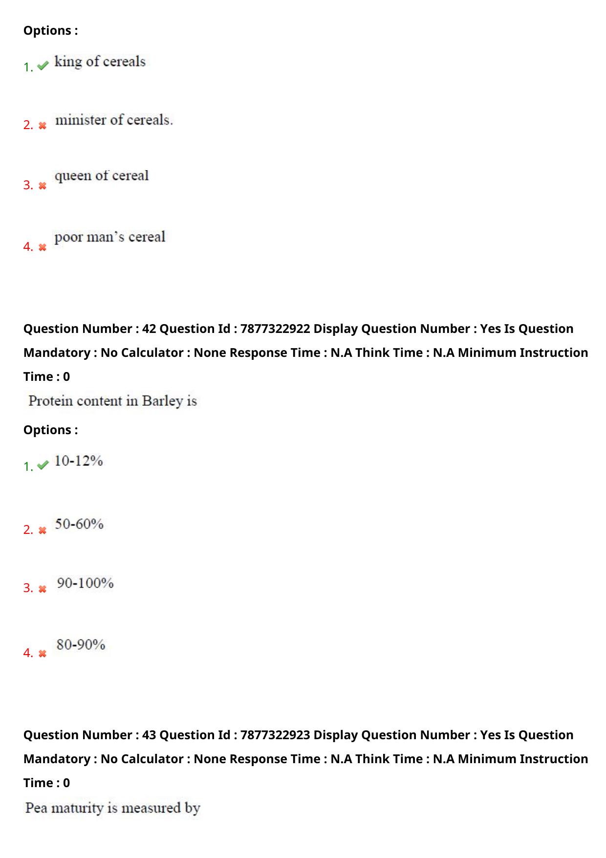 AP PGECET 2023 FT - FOOD TECHNOLOGY Question Paper with Preliminary Key - Page 23