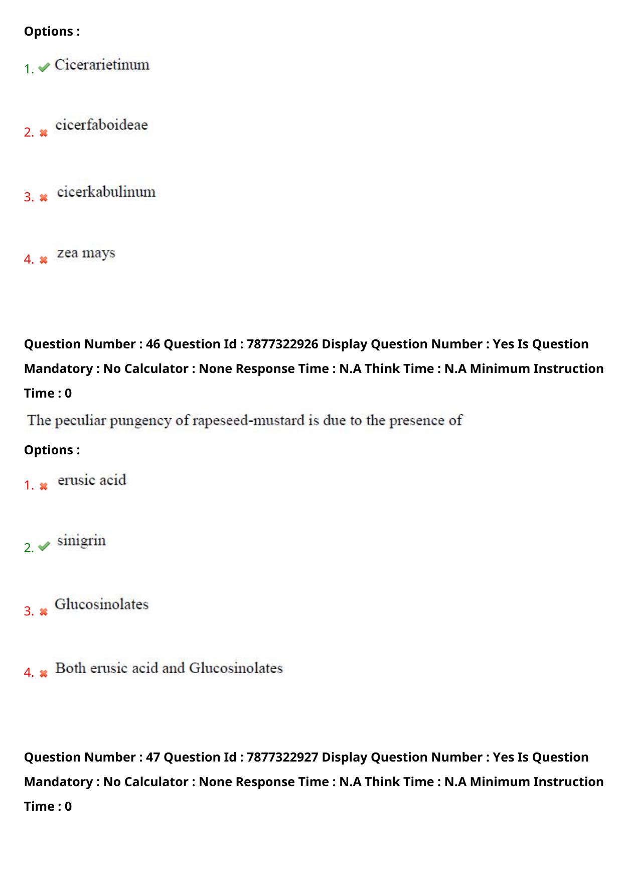 AP PGECET 2023 FT - FOOD TECHNOLOGY Question Paper with Preliminary Key - Page 25
