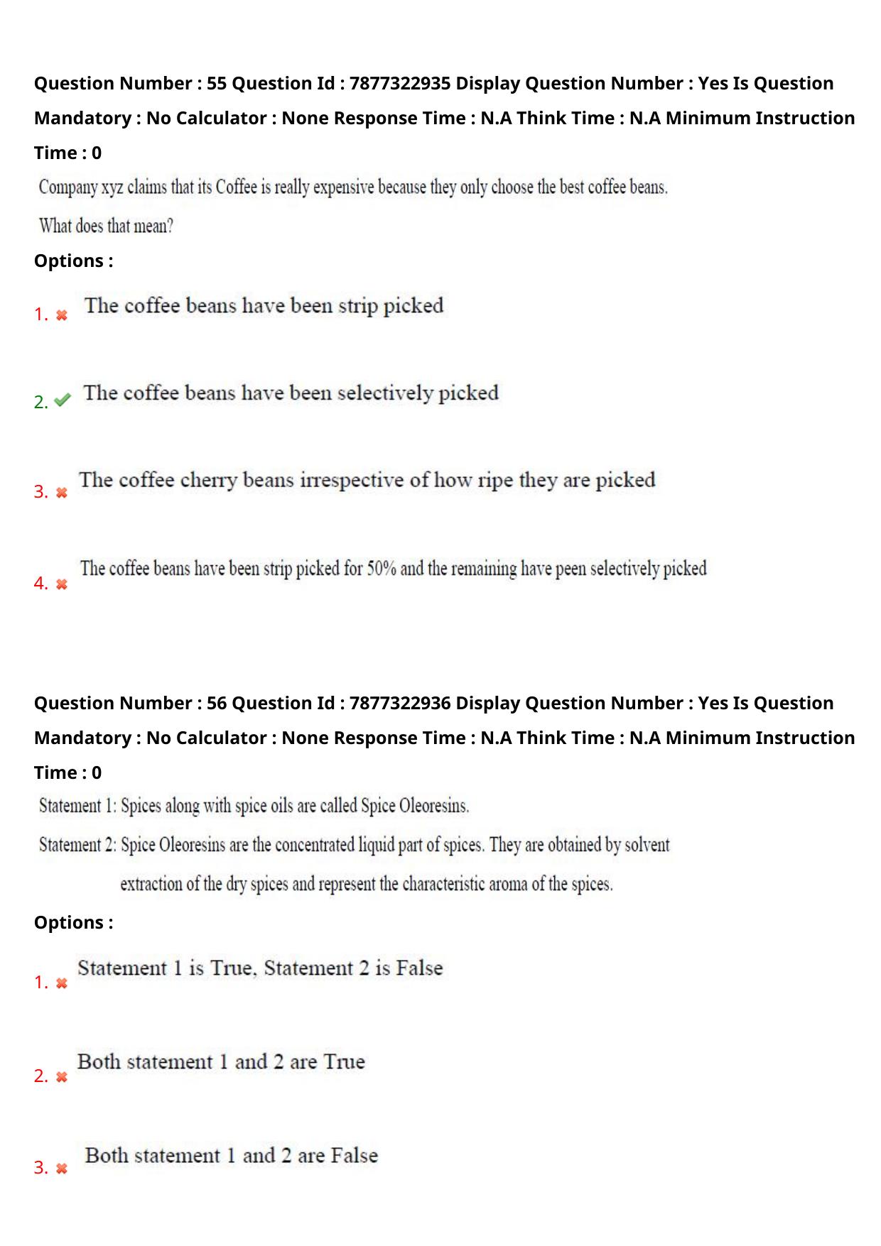 AP PGECET 2023 FT - FOOD TECHNOLOGY Question Paper with Preliminary Key - Page 30