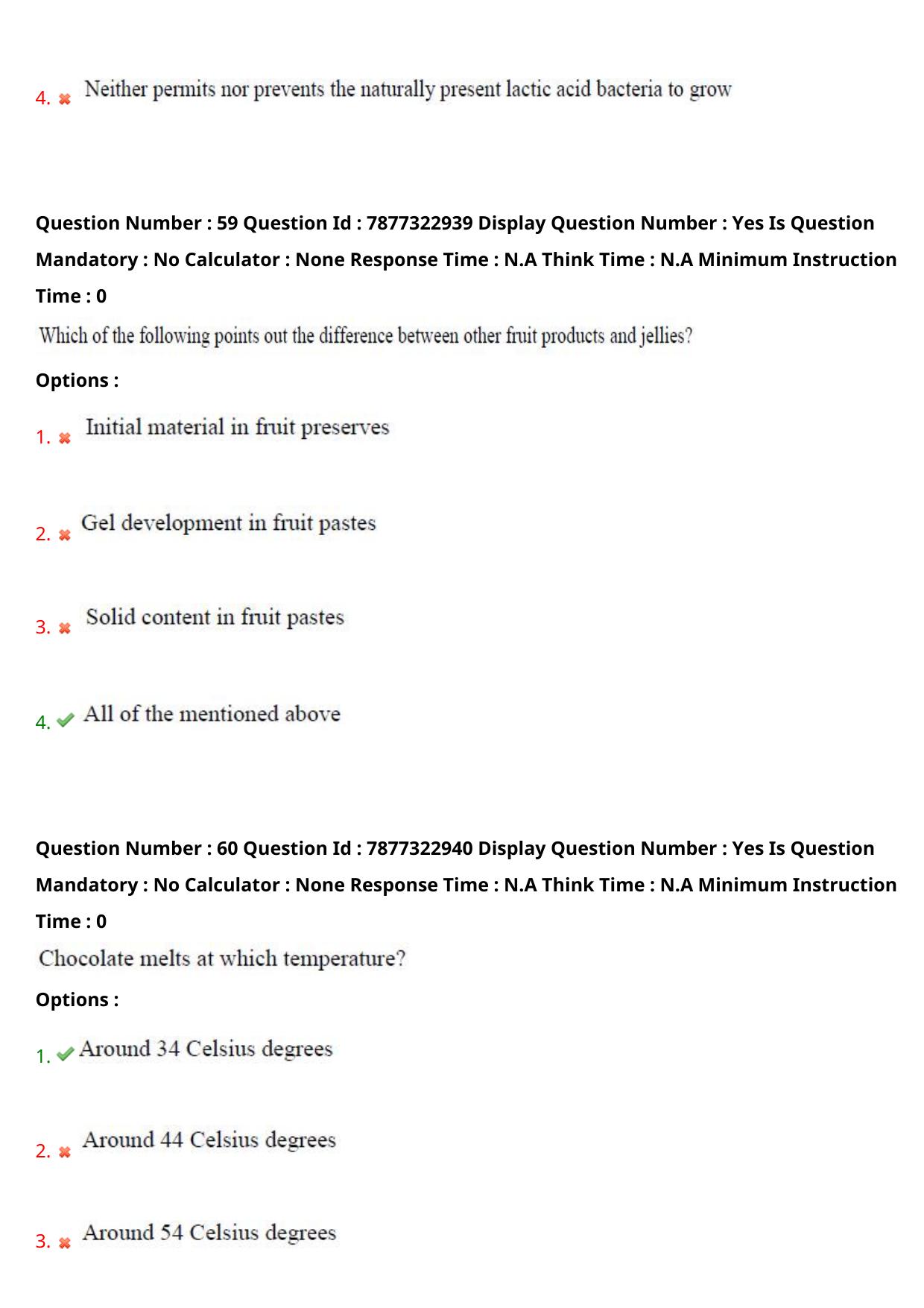 AP PGECET 2023 FT - FOOD TECHNOLOGY Question Paper with Preliminary Key - Page 32