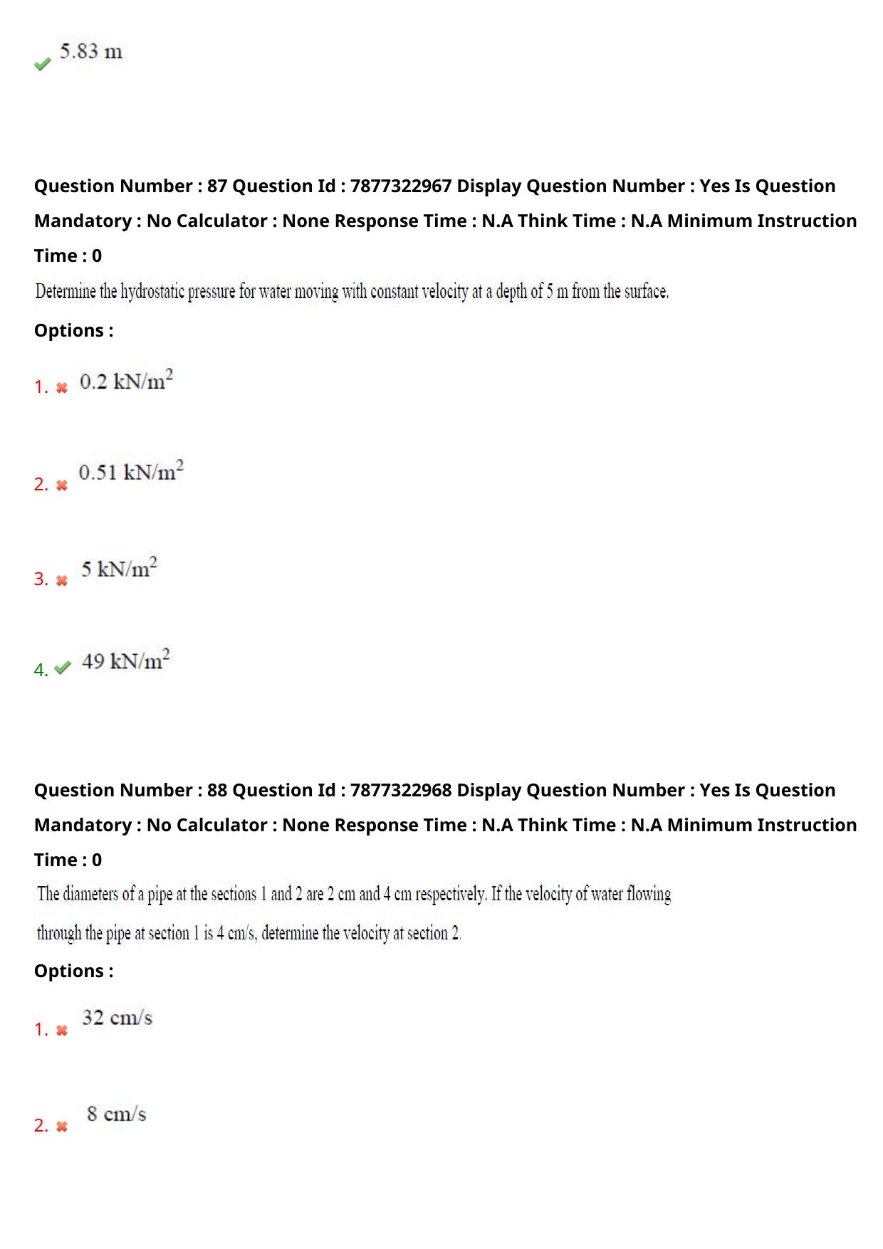 AP PGECET 2023 FT - FOOD TECHNOLOGY Question Paper with Preliminary Key - Page 46