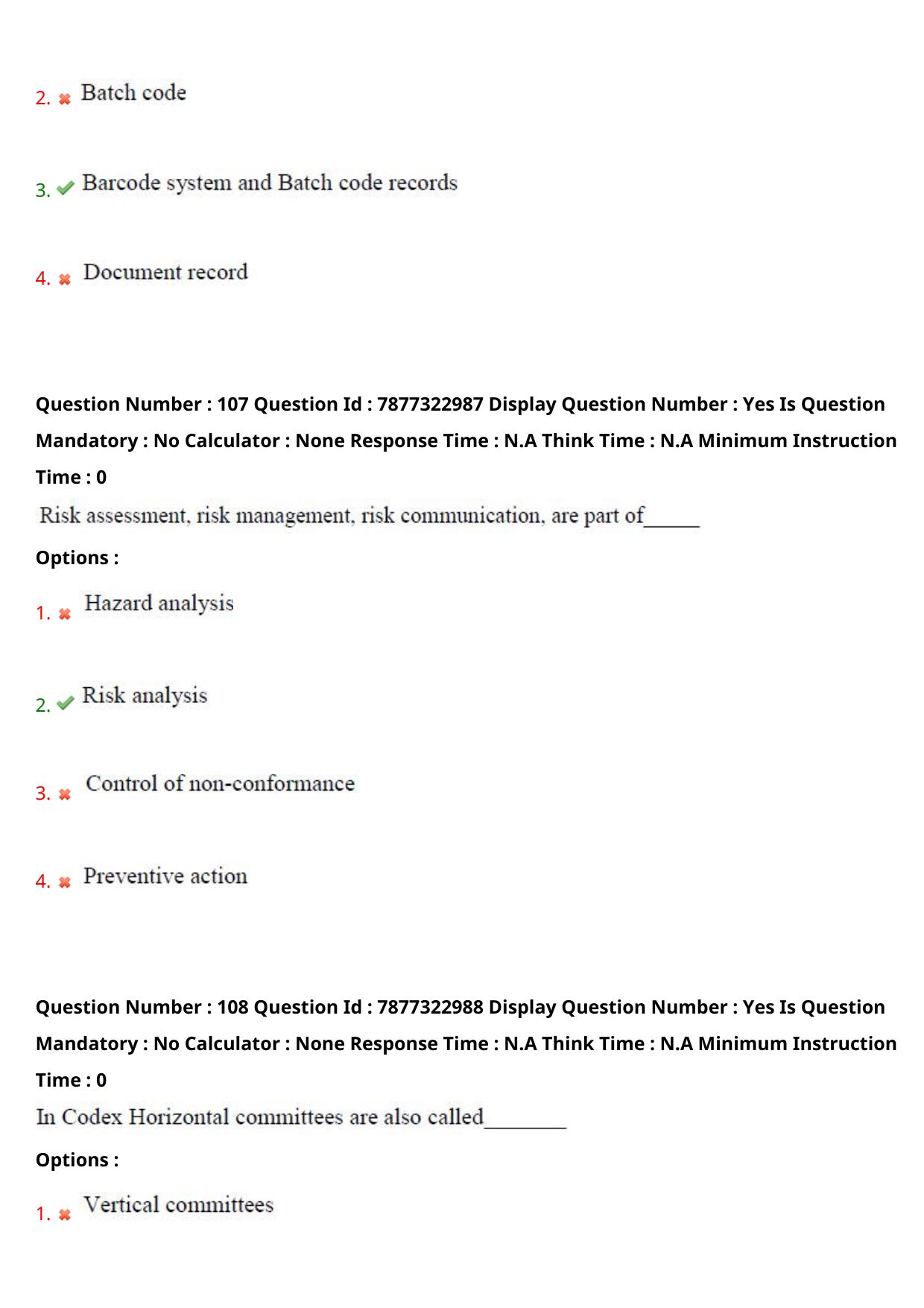 AP PGECET 2023 FT - FOOD TECHNOLOGY Question Paper with Preliminary Key - Page 56