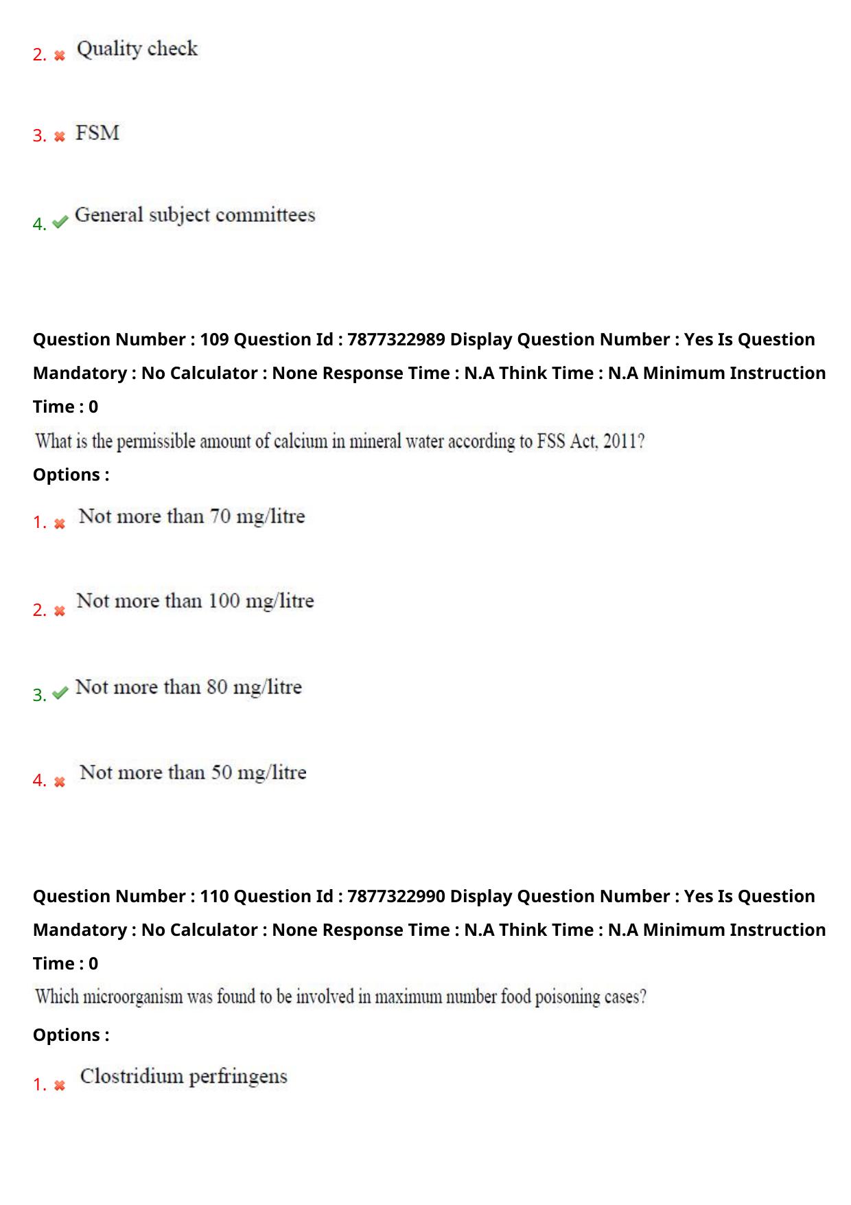 AP PGECET 2023 FT - FOOD TECHNOLOGY Question Paper with Preliminary Key - Page 57
