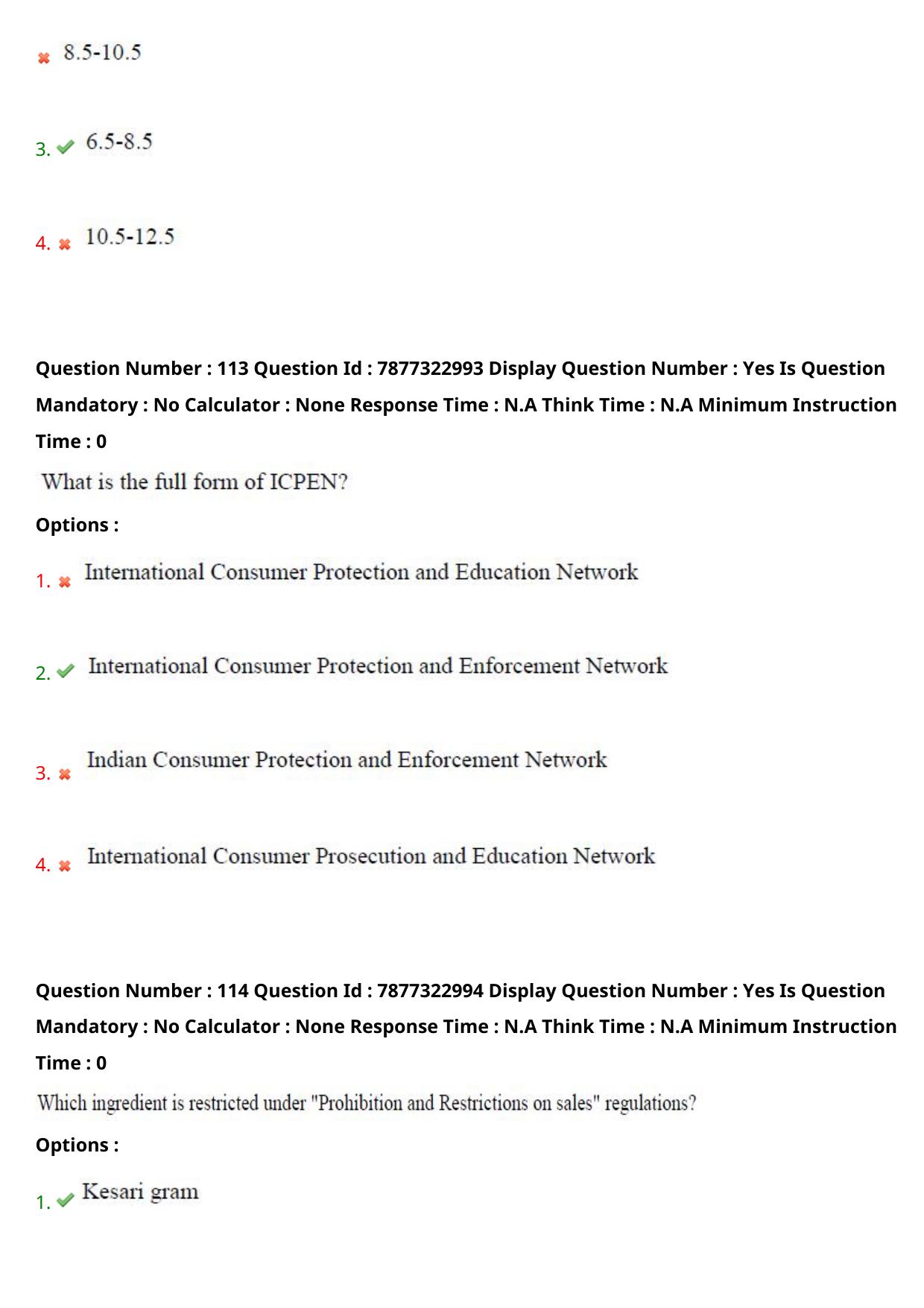 AP PGECET 2023 FT - FOOD TECHNOLOGY Question Paper with Preliminary Key - Page 59