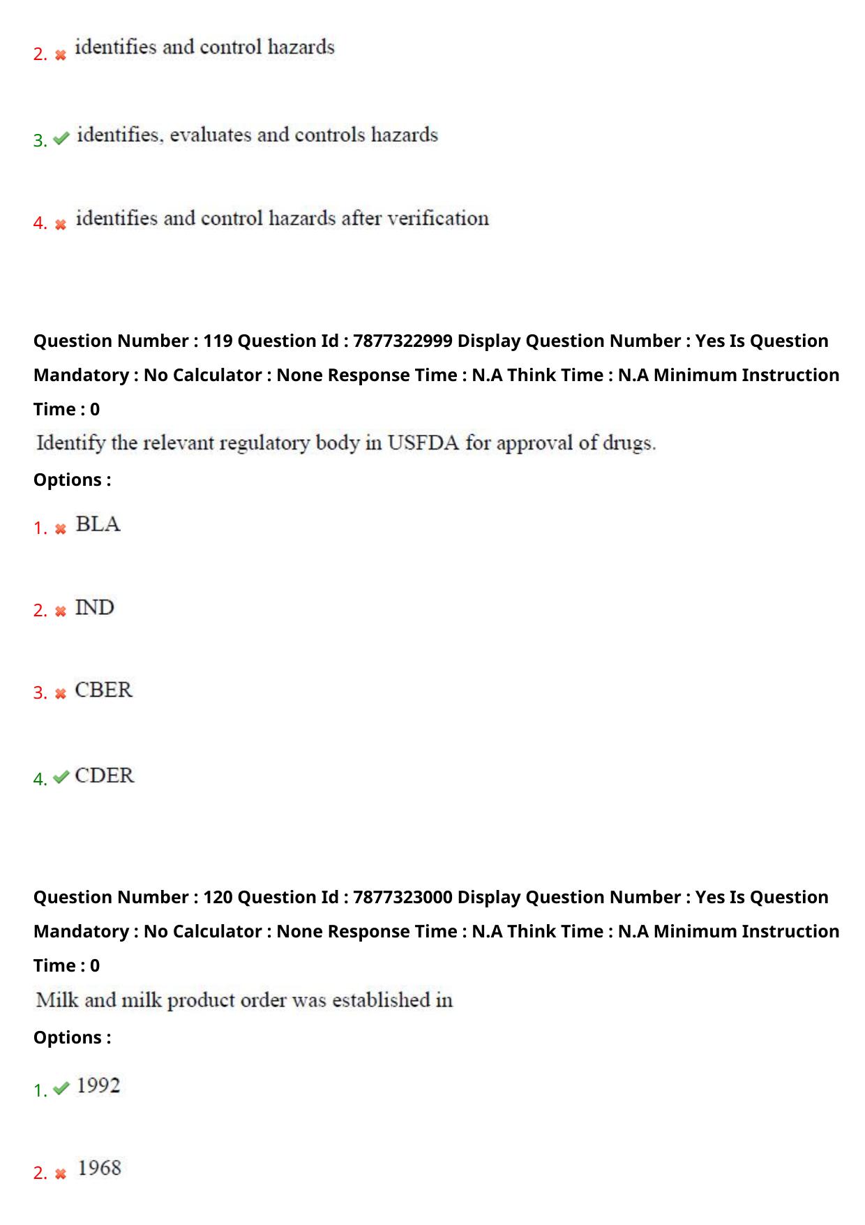 AP PGECET 2023 FT - FOOD TECHNOLOGY Question Paper with Preliminary Key - Page 62