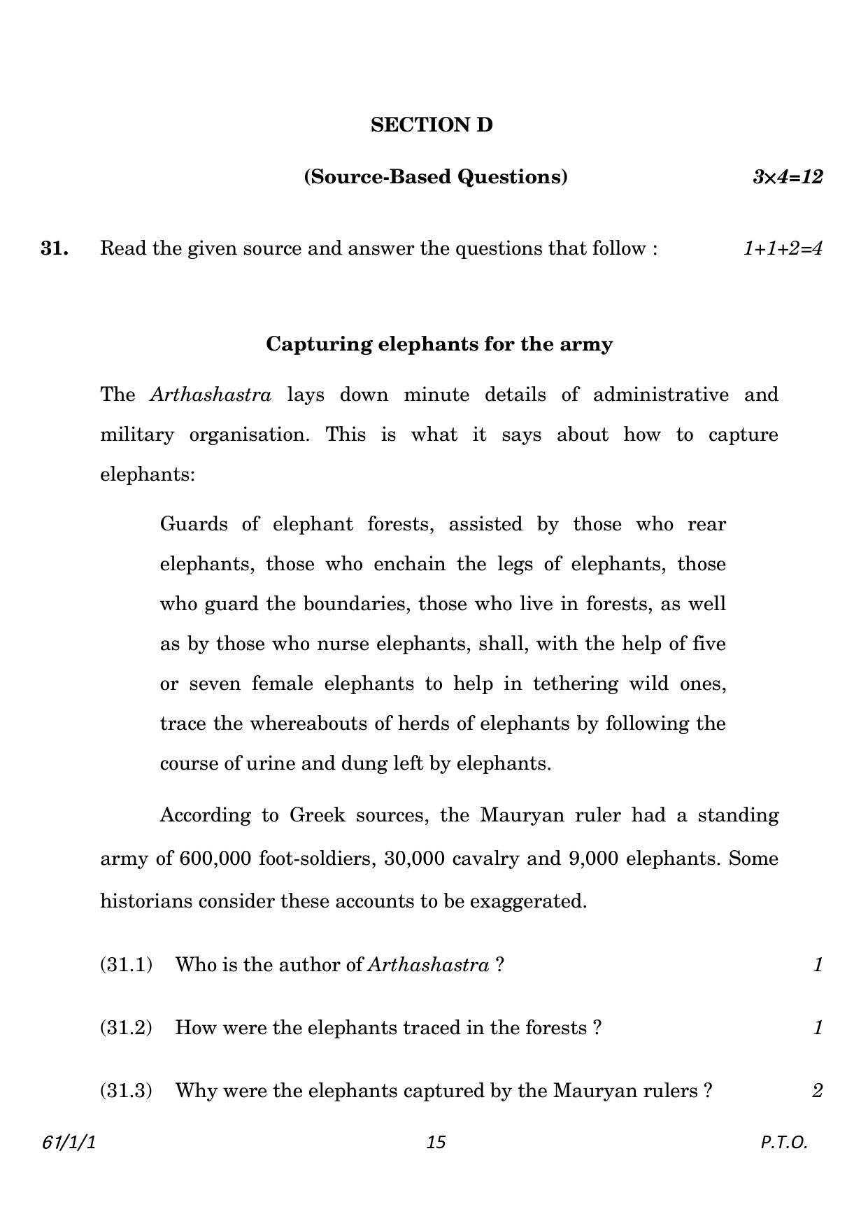 CBSE Class 12 61-1-1 History 2023 Question Paper - Page 15