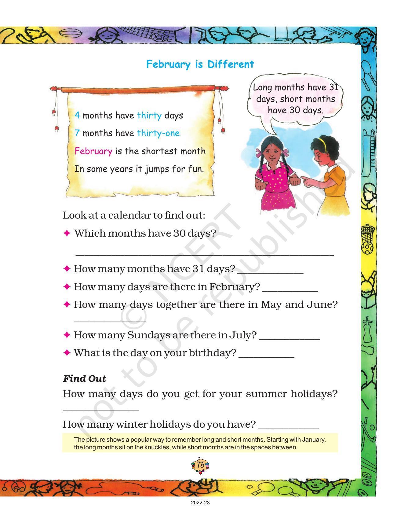 NCERT Book for Class 2 Maths Chapter 9-My Funday - Page 8