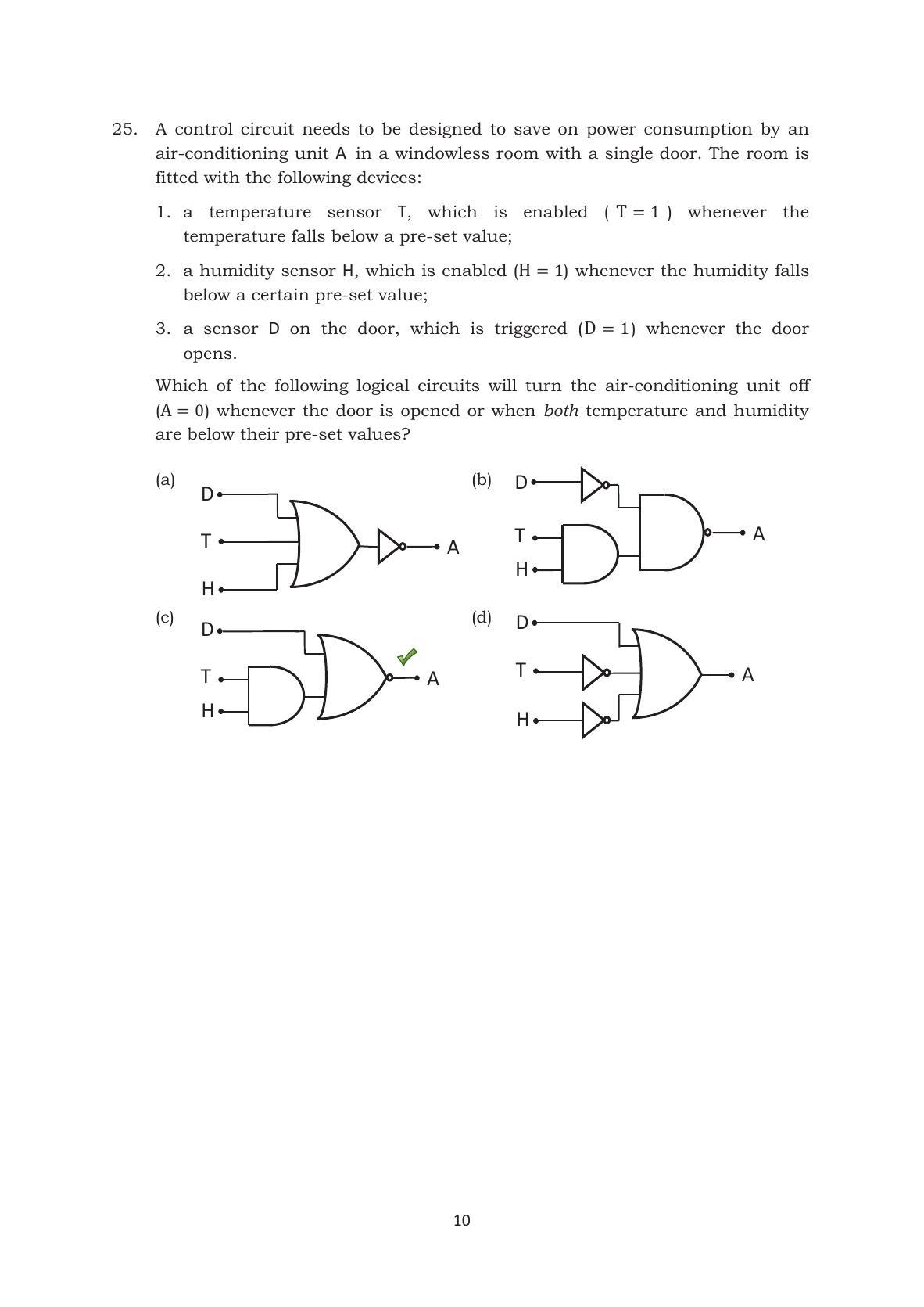 TIFR GS 2014 Physics X Question Paper - Page 11