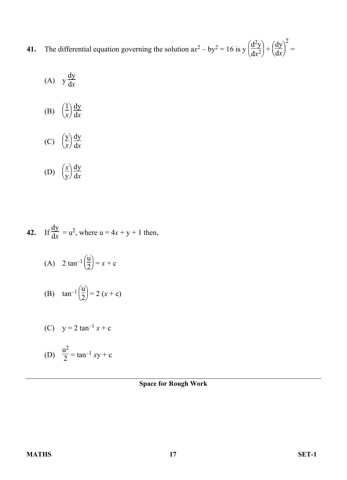 OJEE 2013 Maths Set 1 Question Paper  - Page 15