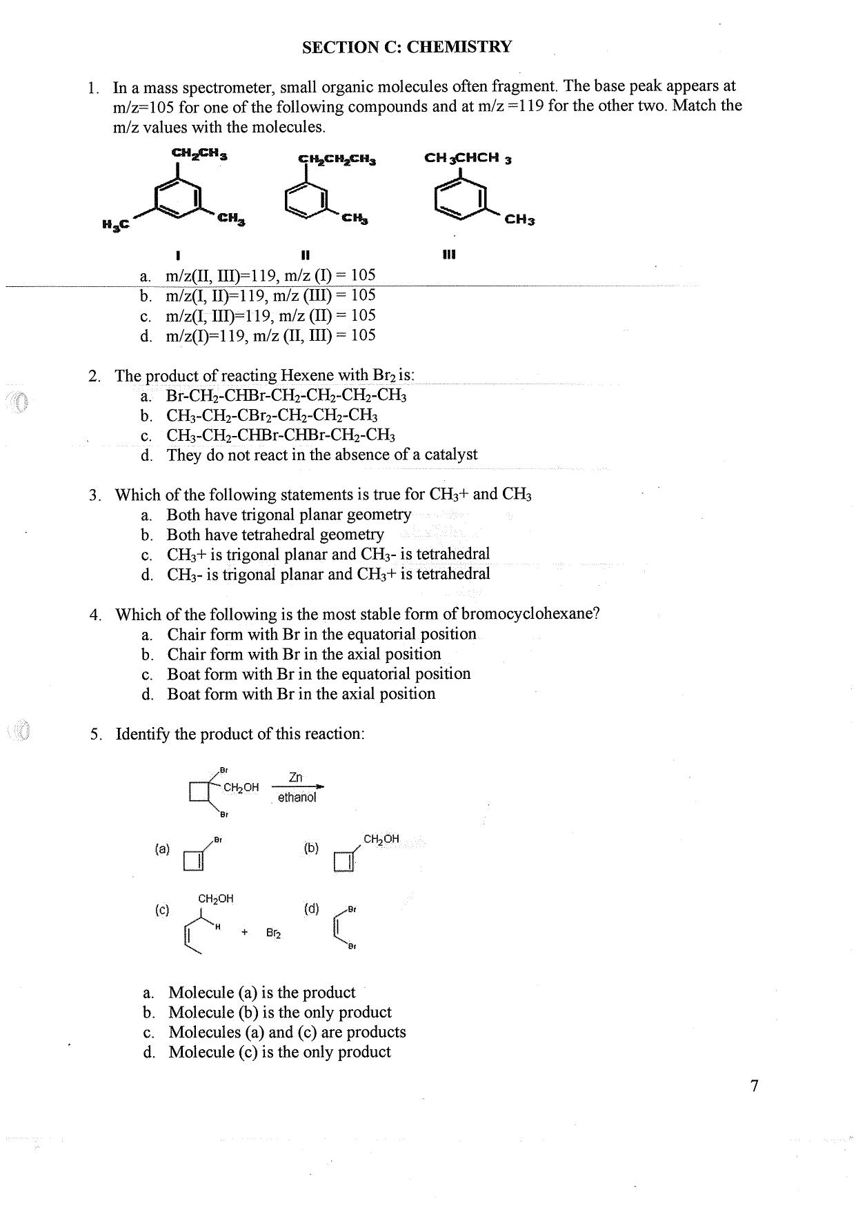 JGEEBILS Biology Question Paper 2010 - Page 8